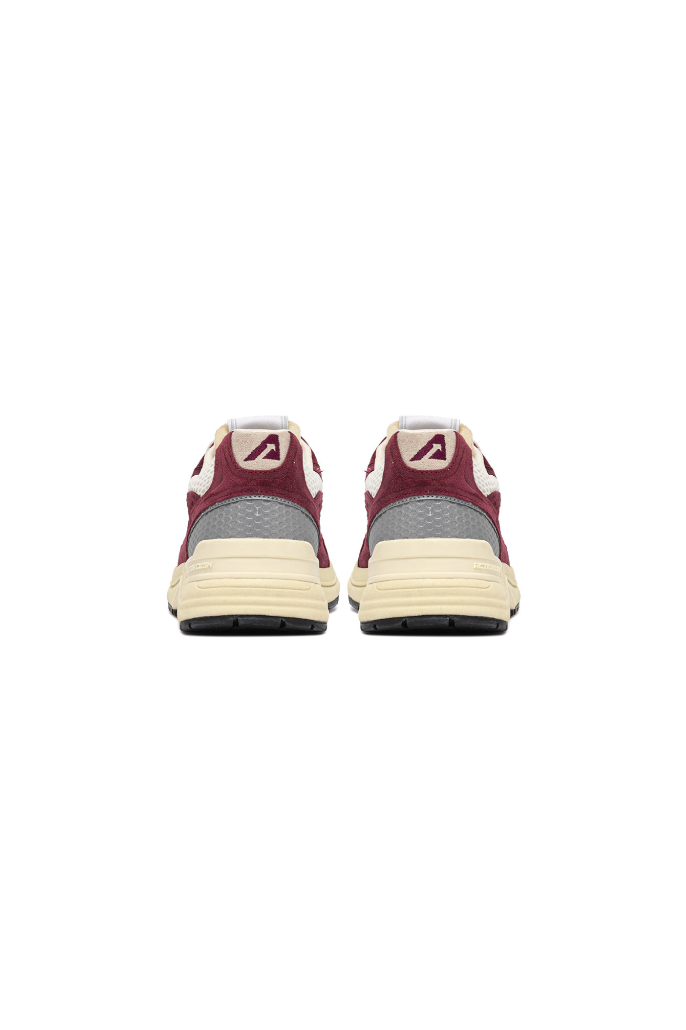 HYLW-UM12 - HYPERWAY LOW WOMEN SNEAKERS - SUEDE/MESH WINERY/SILV