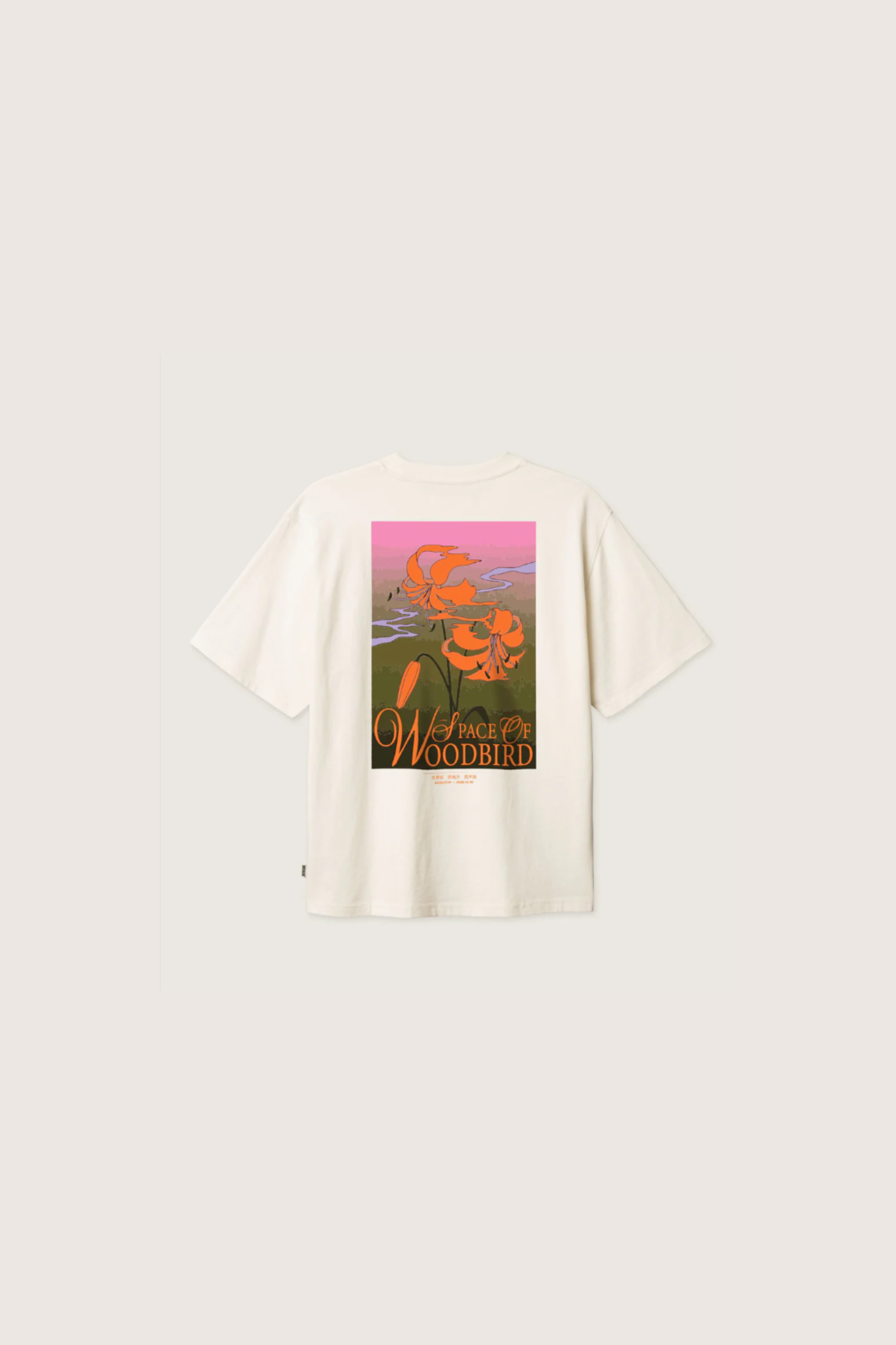 BAINE FLOWER TEE - OFF WHITE
