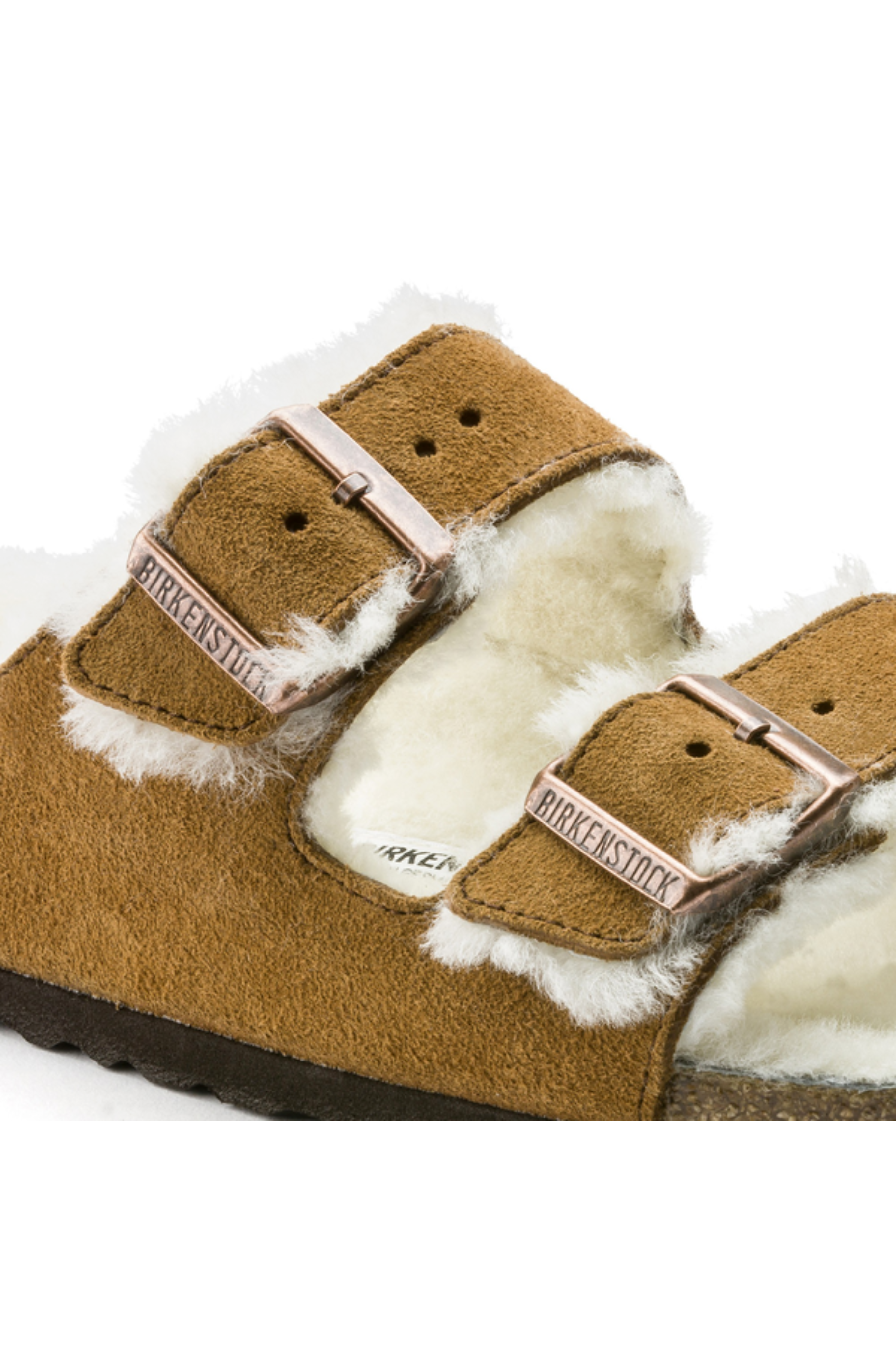 ARIZONA SHEARLING SUEDE LEATHER/FUR - MINK