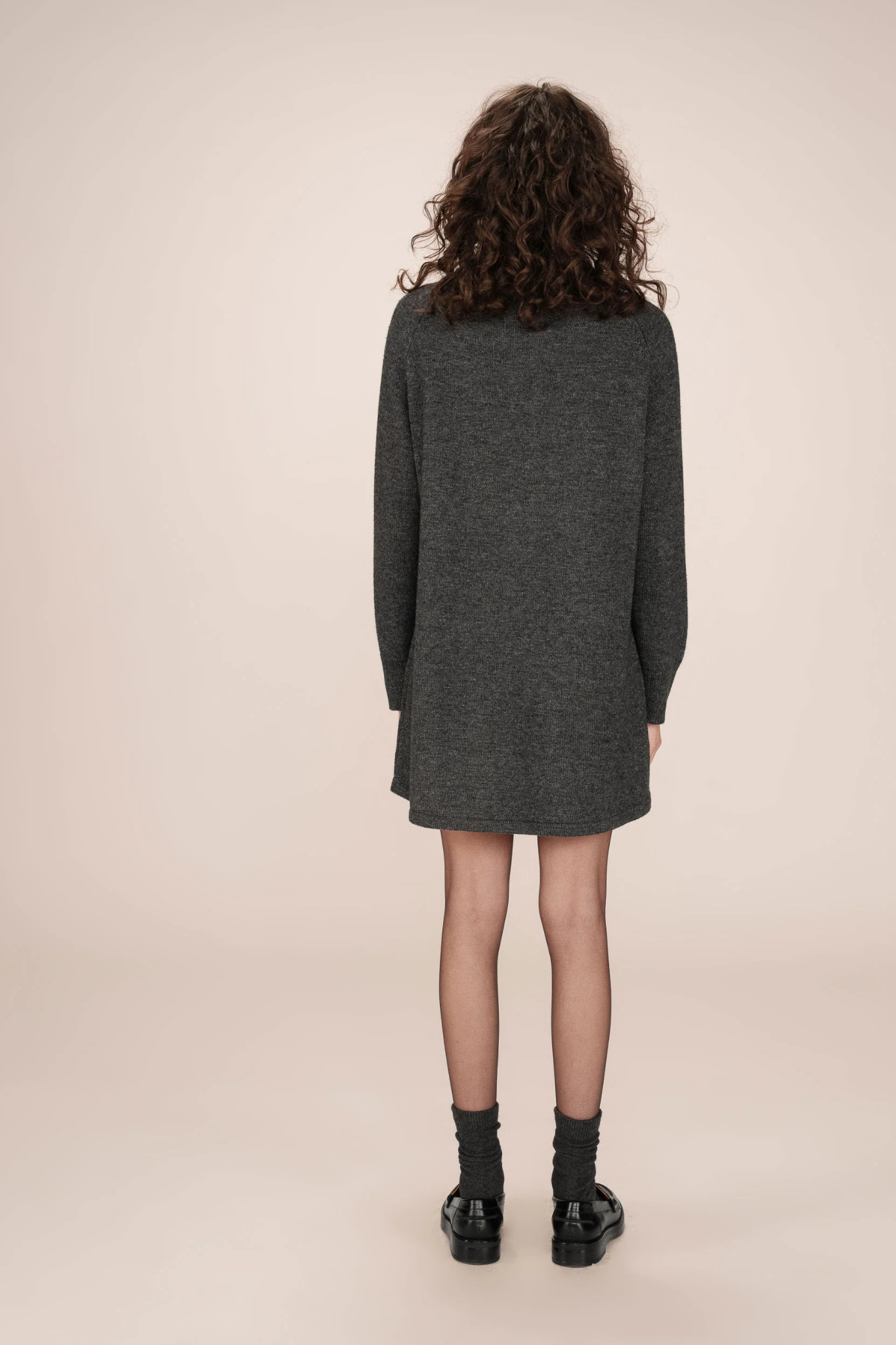 SANDRINE DRESS - ANTHRACITE