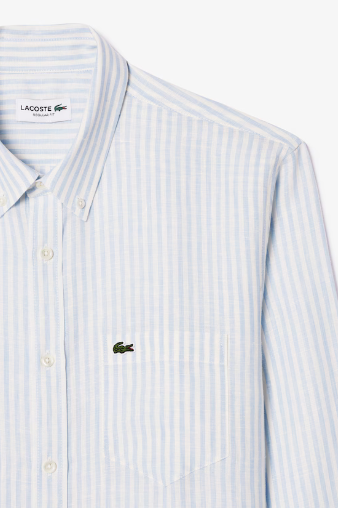 CH6985 L/S WOVEN SHIRT - BLUE/WHITE