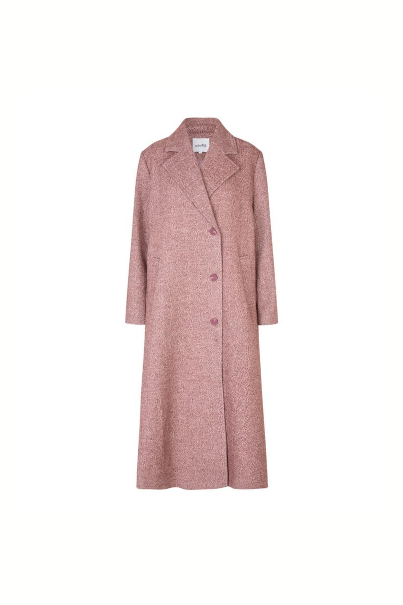 DYANI HAROLINE COAT - FIG MELANGE