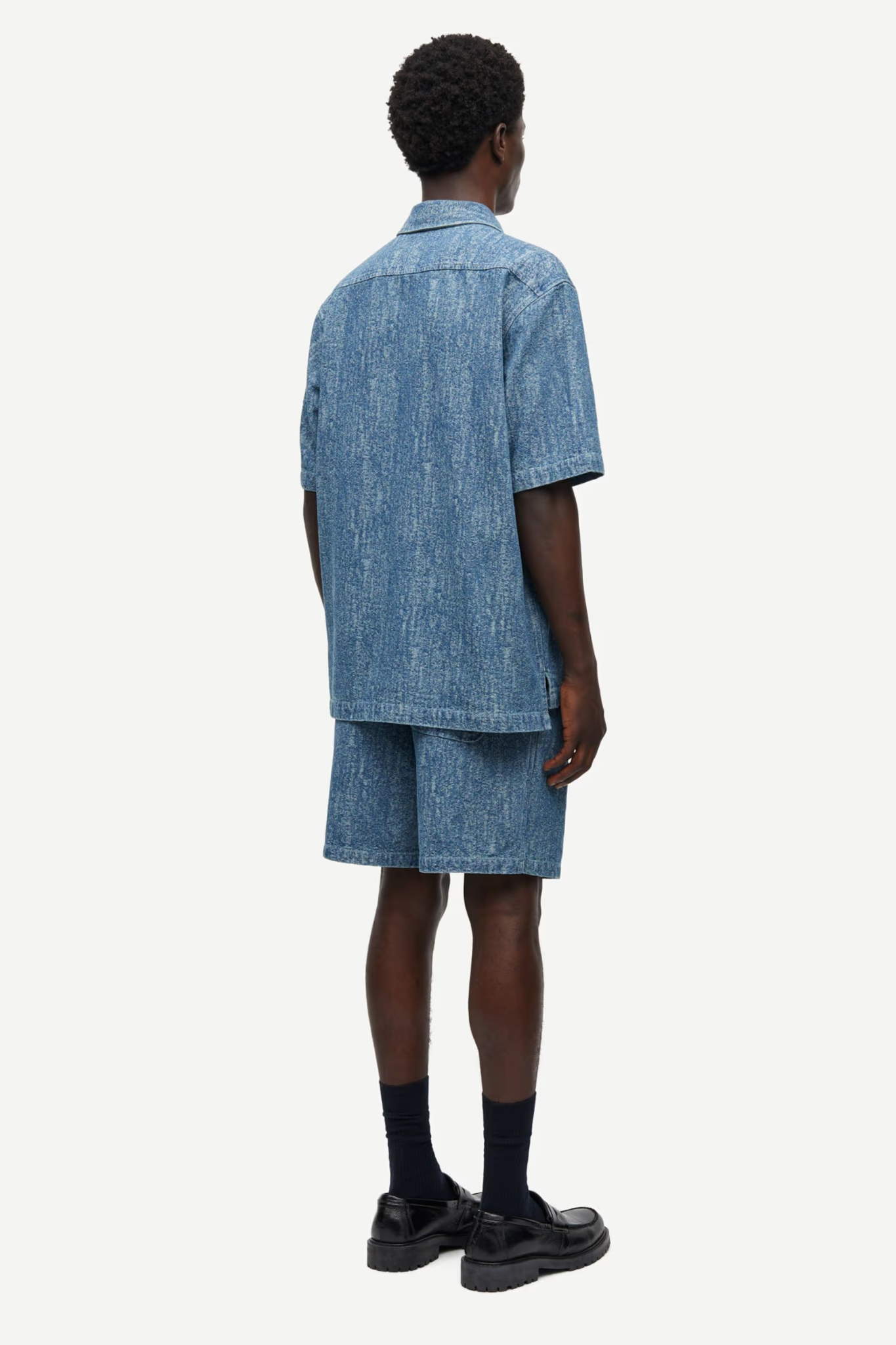 SAAYO X SHIRT 15240 - WASHED DENIM