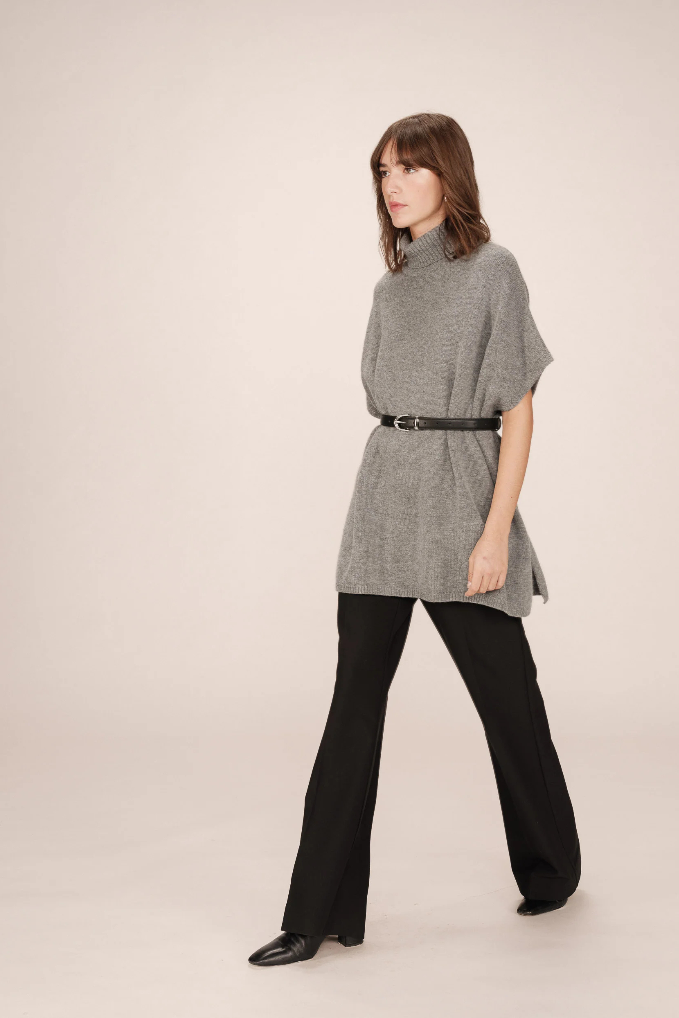 SAISON TURTLENECK KNIT - ANTHRACITE