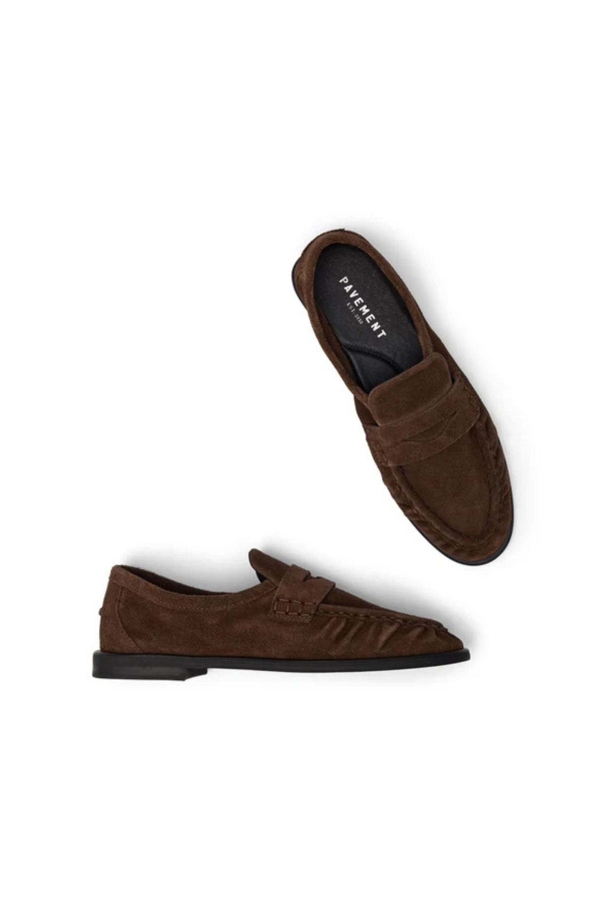 ELMIRA SUEDE SHOES - BROWN SUEDE