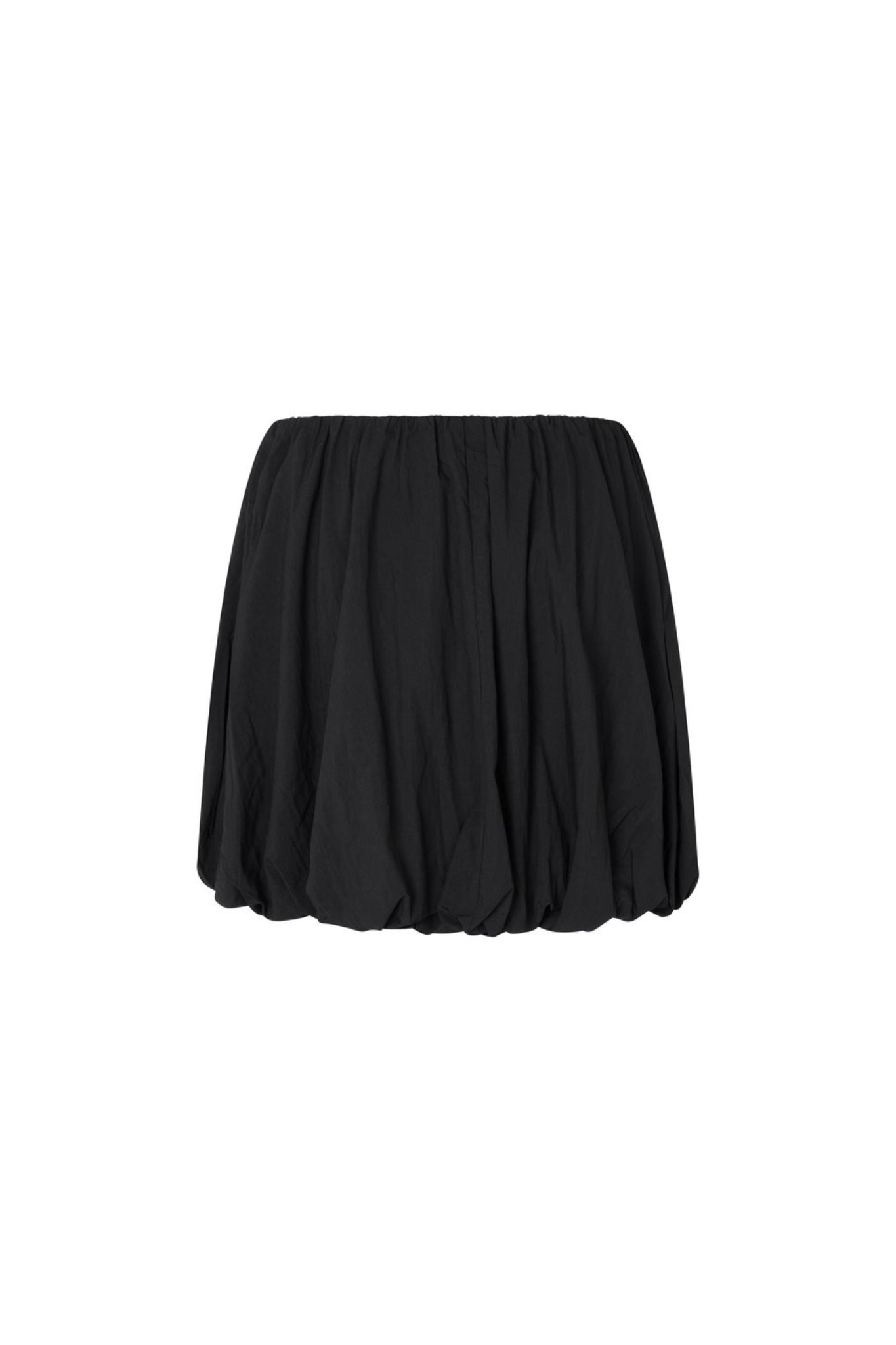 MBYM belaria twilia skirt in black. Front flatlay view
