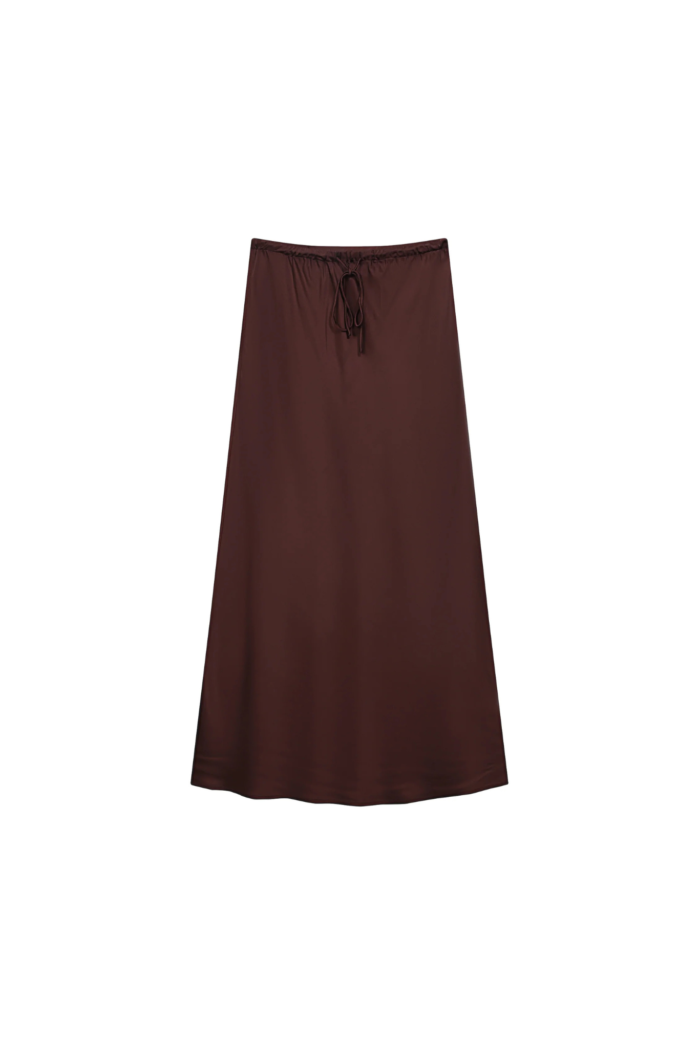 TALMAS LONG SKIRT - CHOCOLAT