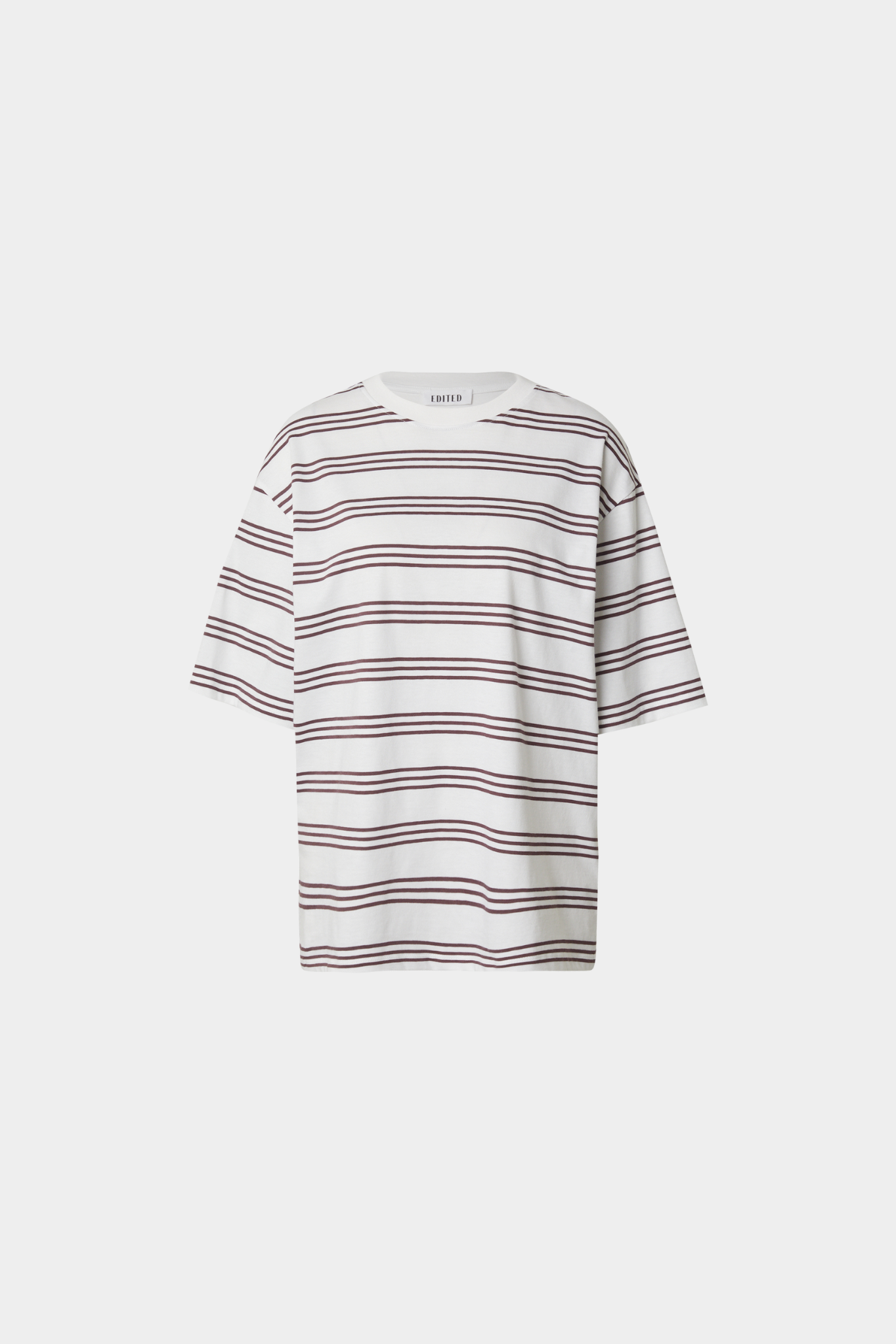 OVERSIZE XIA T-SHIRT - STRIPES HUCKLEBERRY/OPTIC WHITE