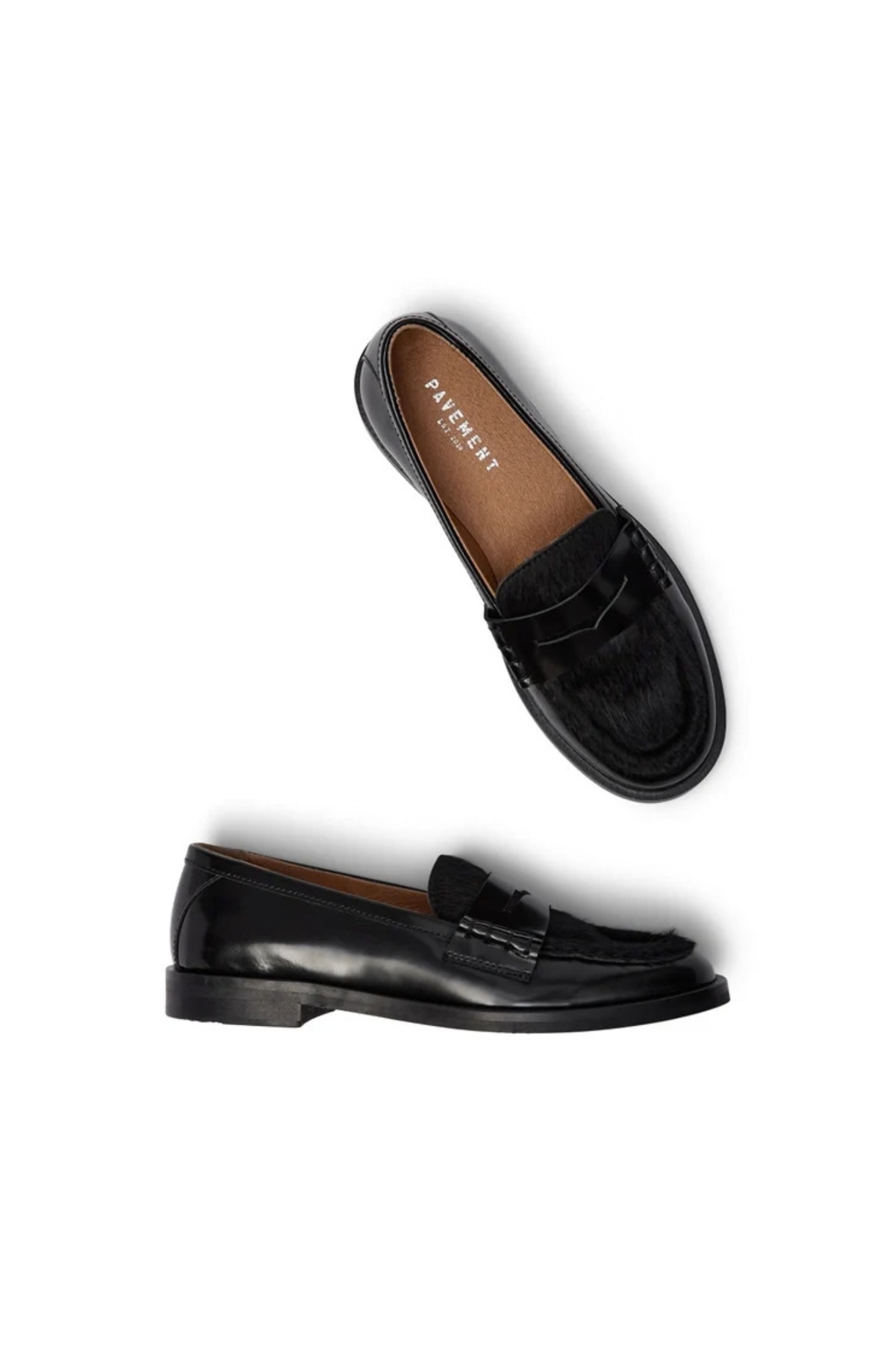 CASSIE PONY SHOES - BLACK