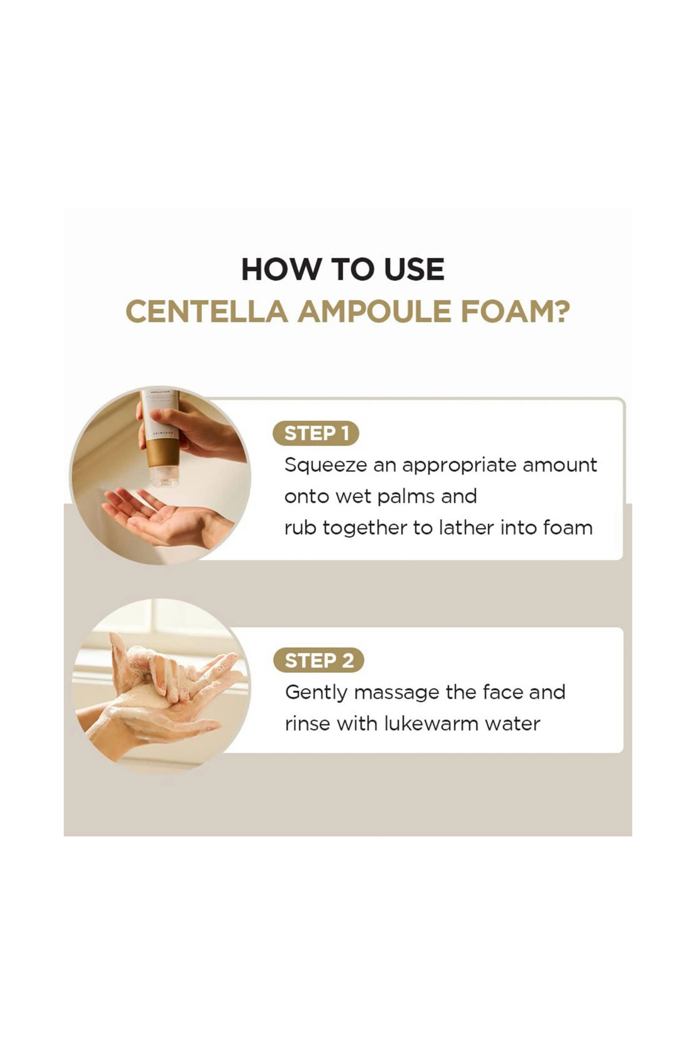 MADAGASCAR CENTELLA AMPOULE FOAM 125ML