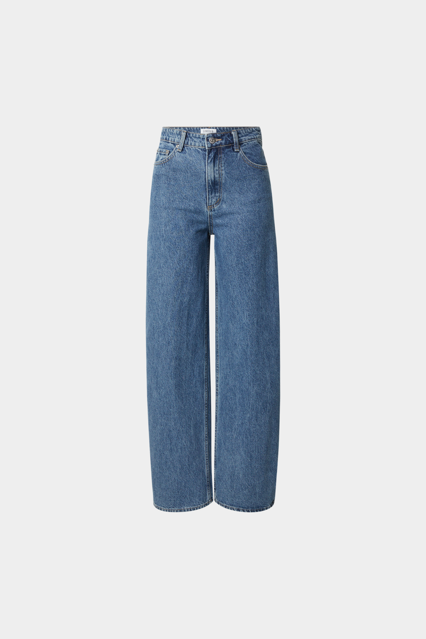 THEODORA DENIM PANTS - MID BLUE