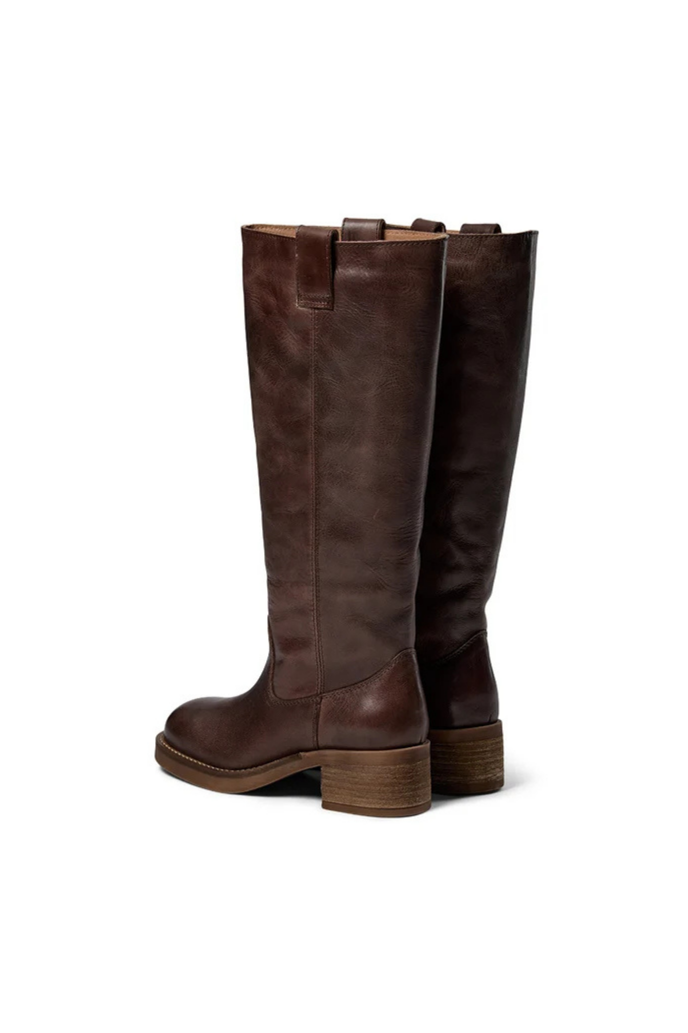 ANNIKA VINTAGE BOOTS - LEATHER BROWN
