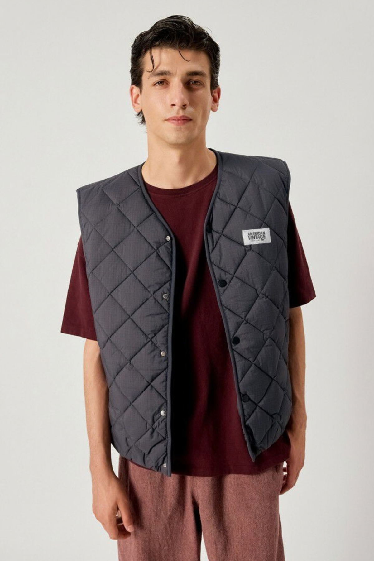 YUPIBAM VEST MEN - CARBONE