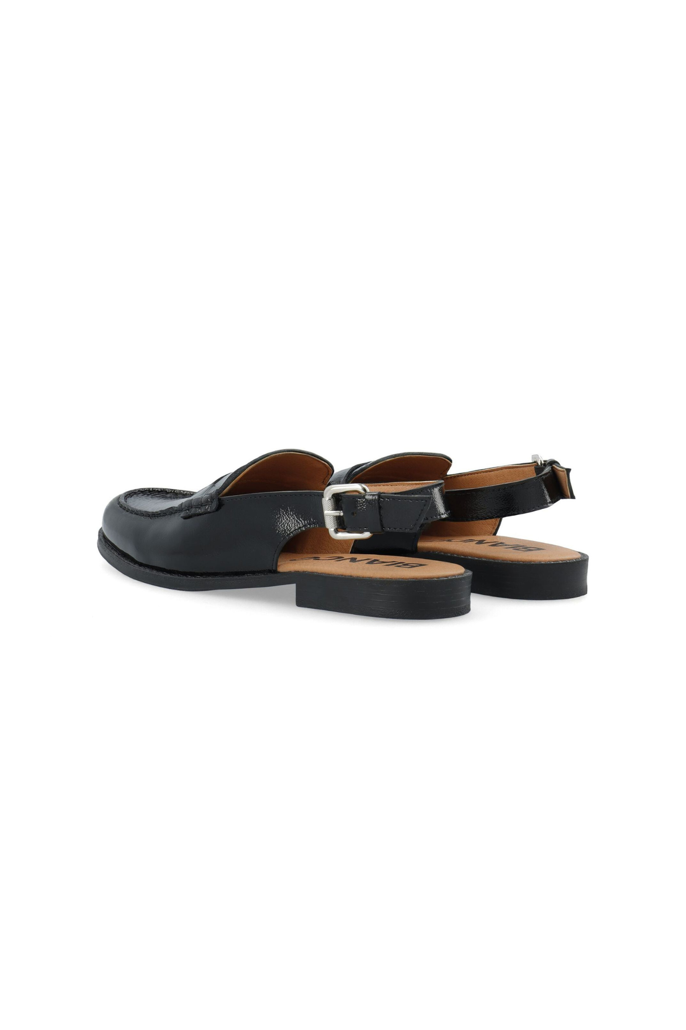 POP SLINGBACK LOAFER NAPPALAK SHOES - BLACK