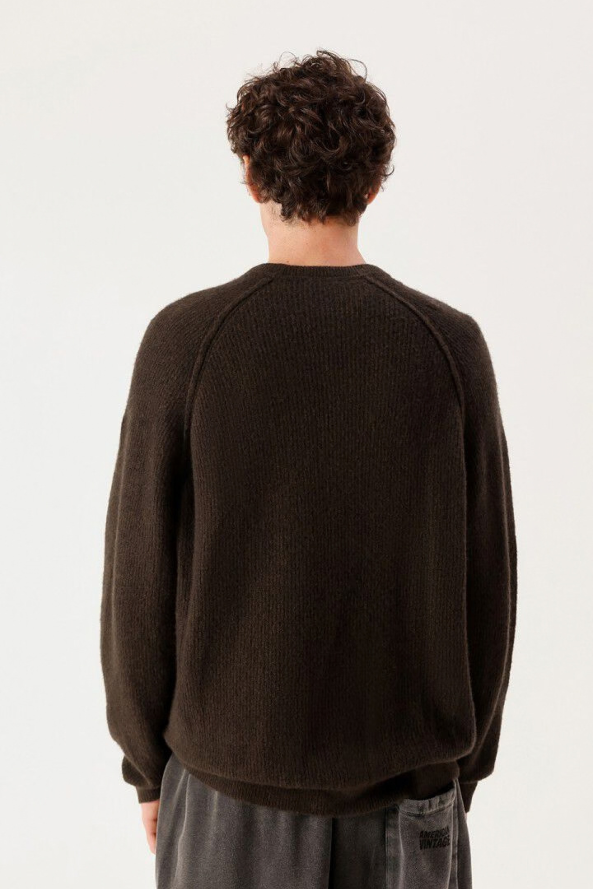 DAMSVILLE SWEATER MEN - CHOCO CHINE