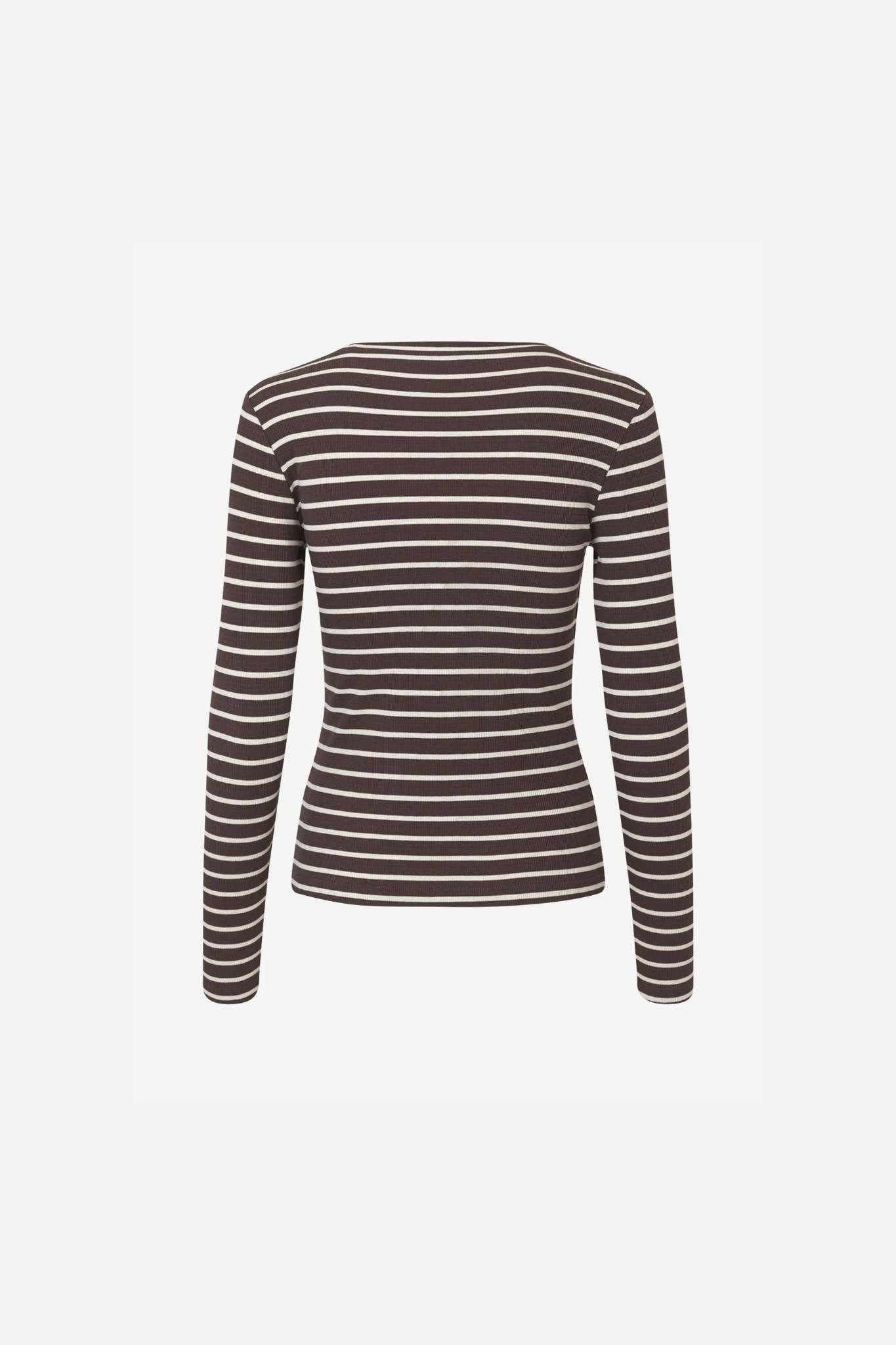 ALLY LS O-N T-SHIRT - MOONSTRUCK/CHOCOLATE