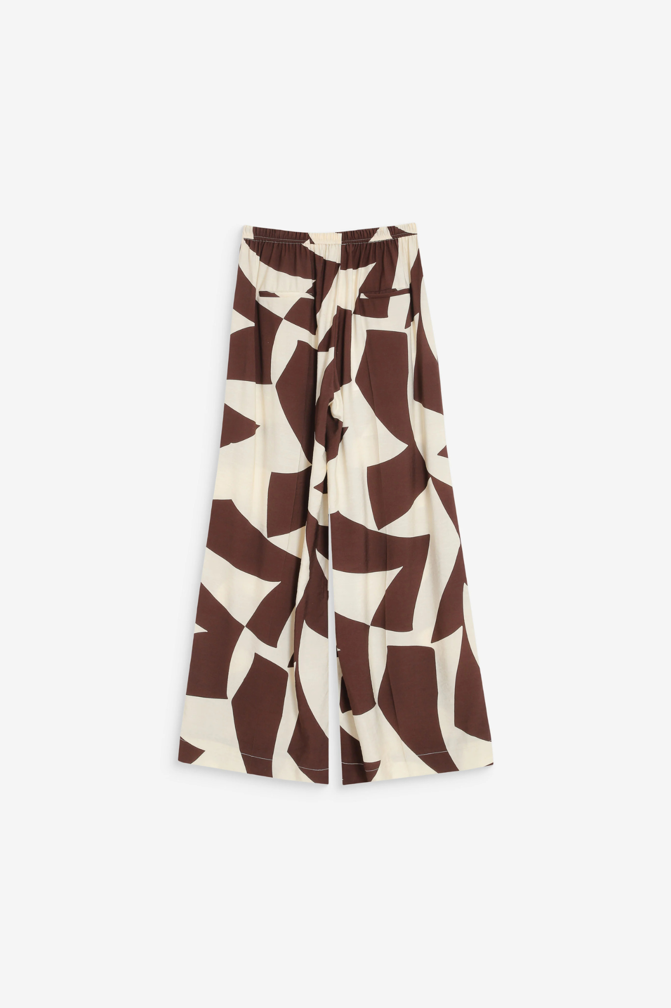 VENI WIDE LEG PANTS - CHOCOLAT
