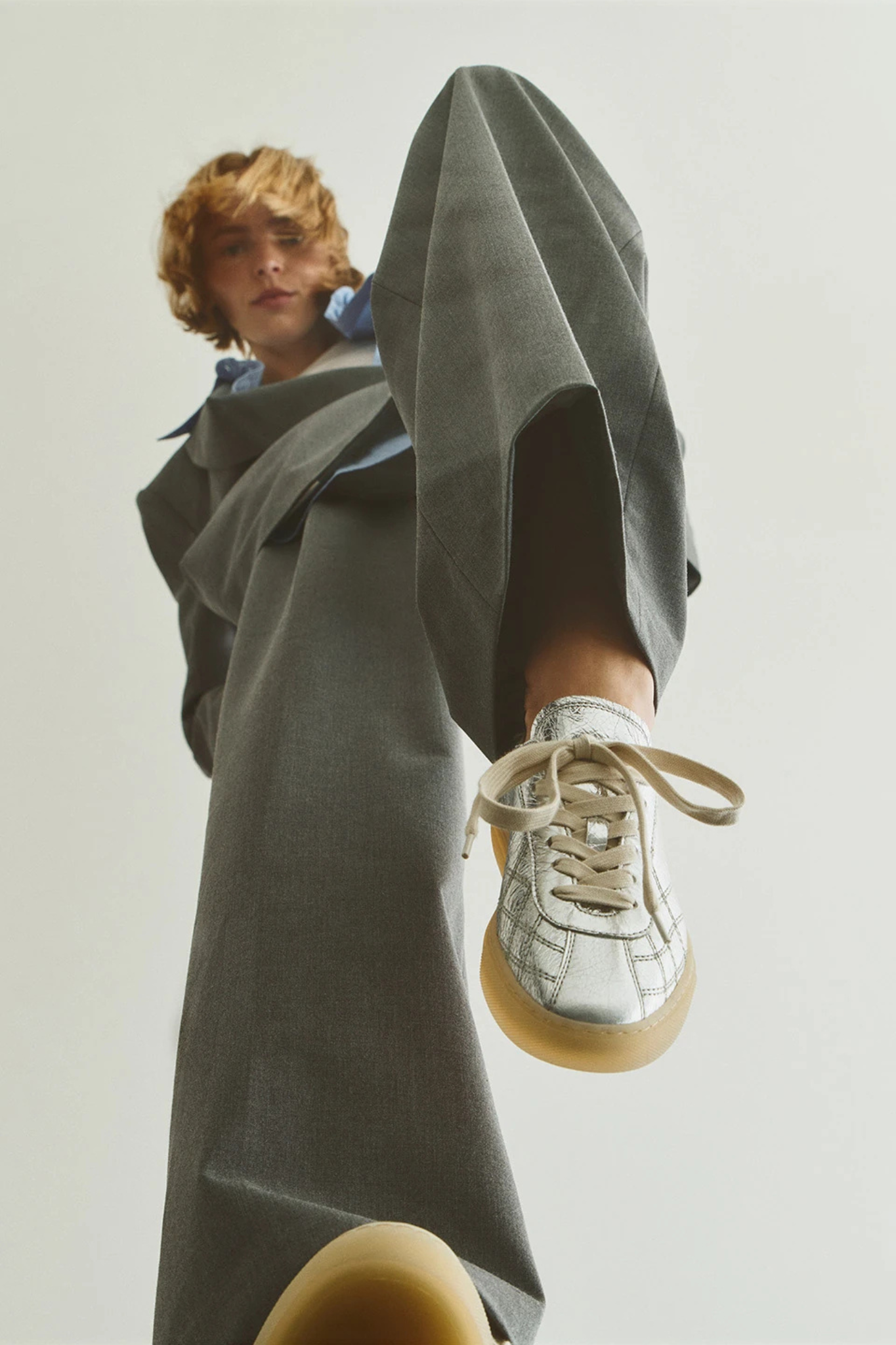 CPH121 LEATHER WOMEN SHOES - SILVER