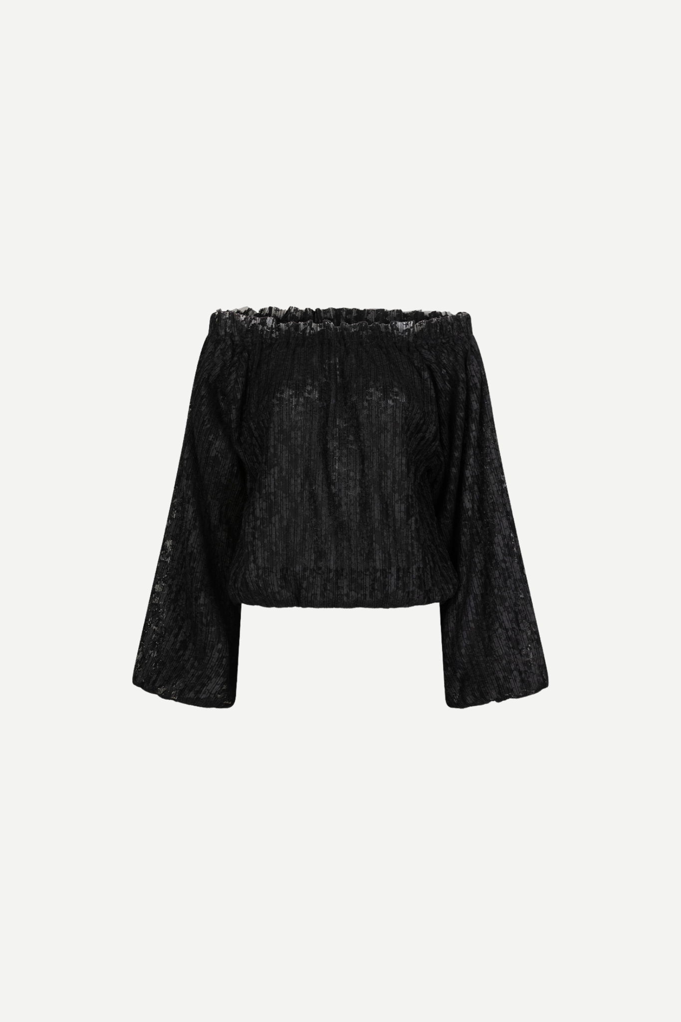 INAN LACE TOP - RAVEN