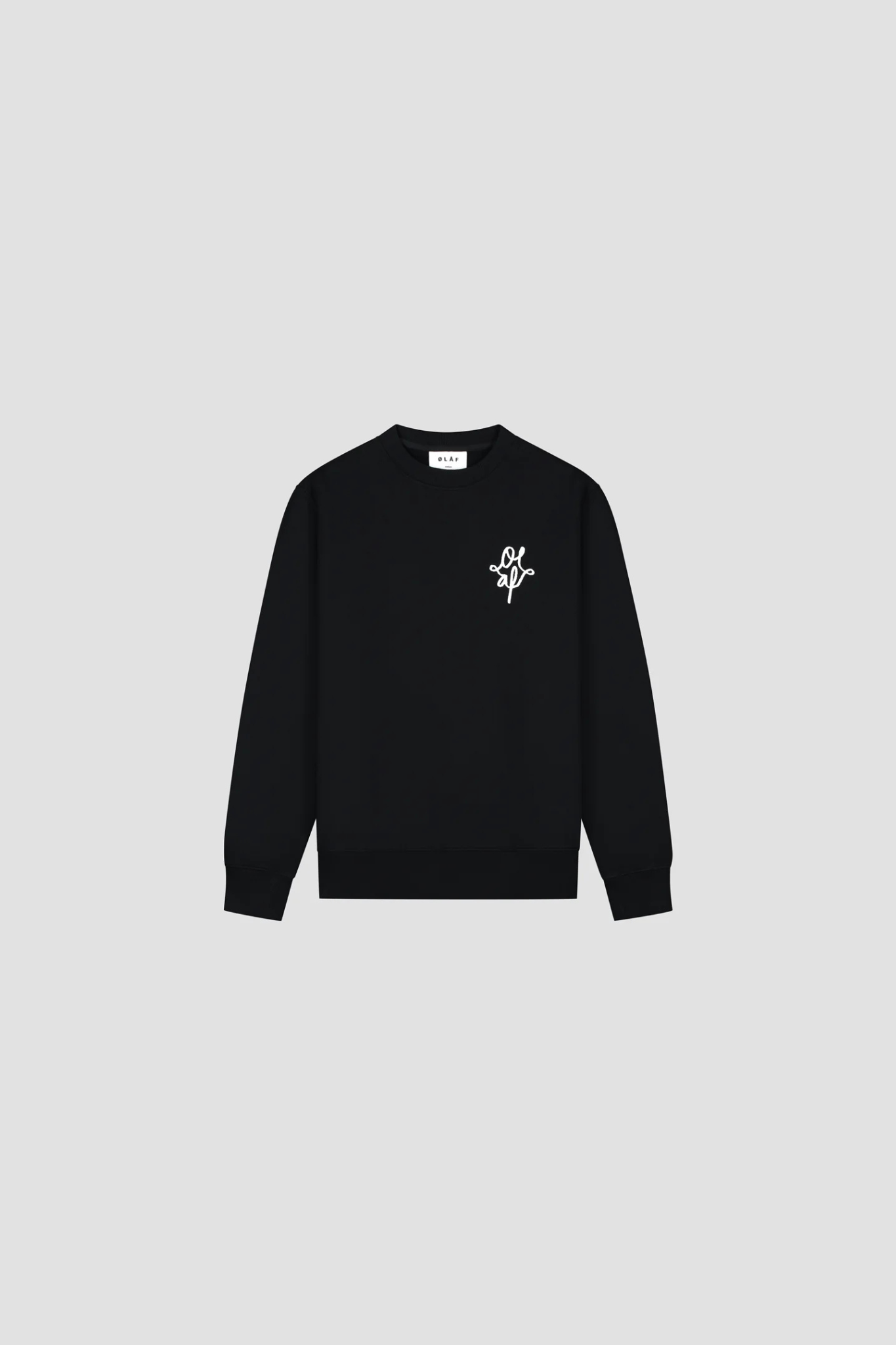 MONOGRAM GRAPHIC CREWNECK - BLACK