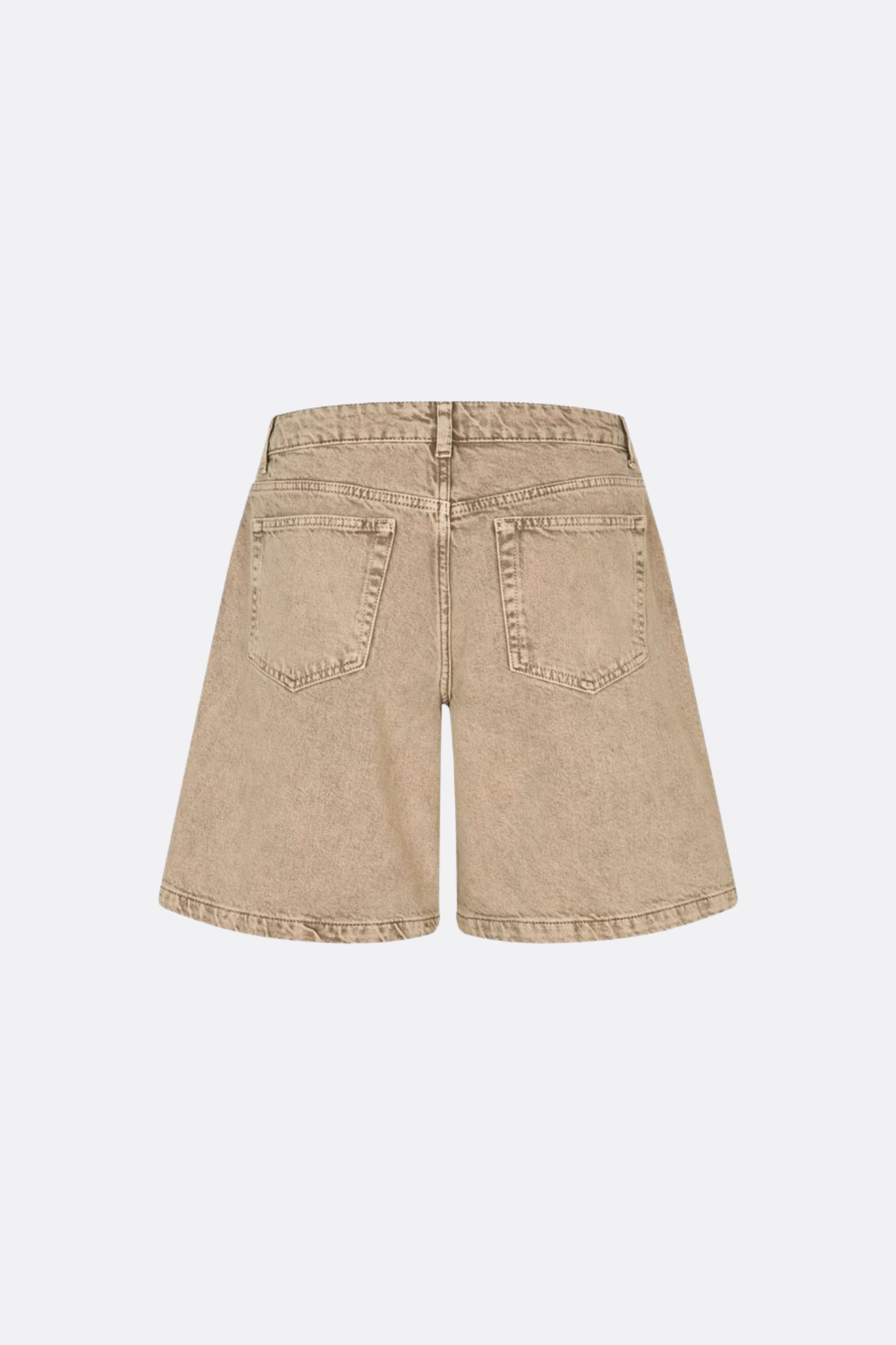SANIRA MAYAFBS SHORT - BEIGE WASHED DENIM