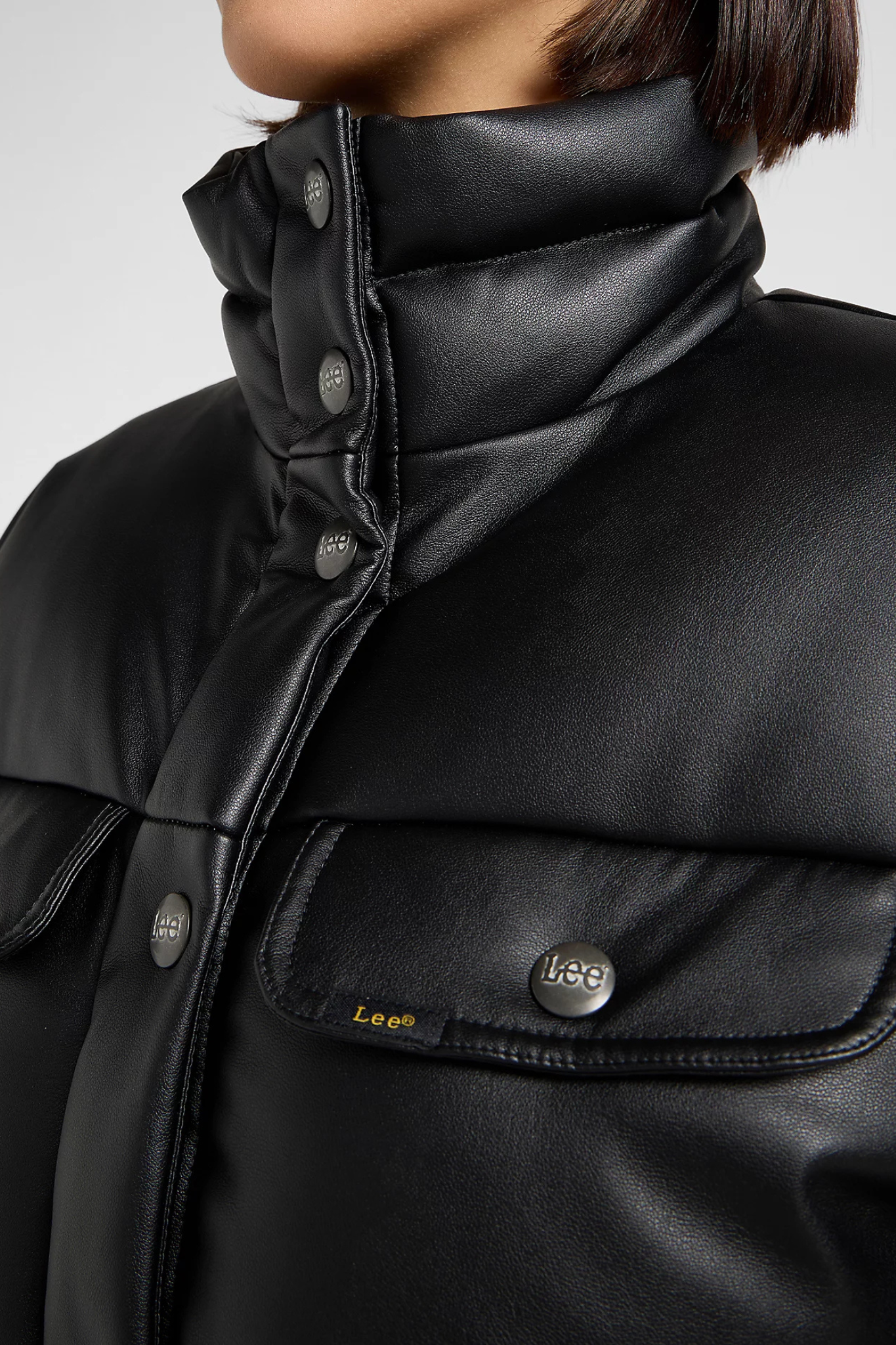 RIDER PUFFER JACKET - BLACK