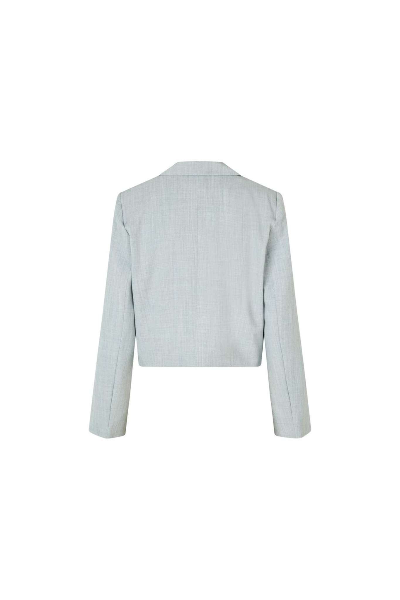 MBYM cameron elanna blazer in lead. Back flatlay view