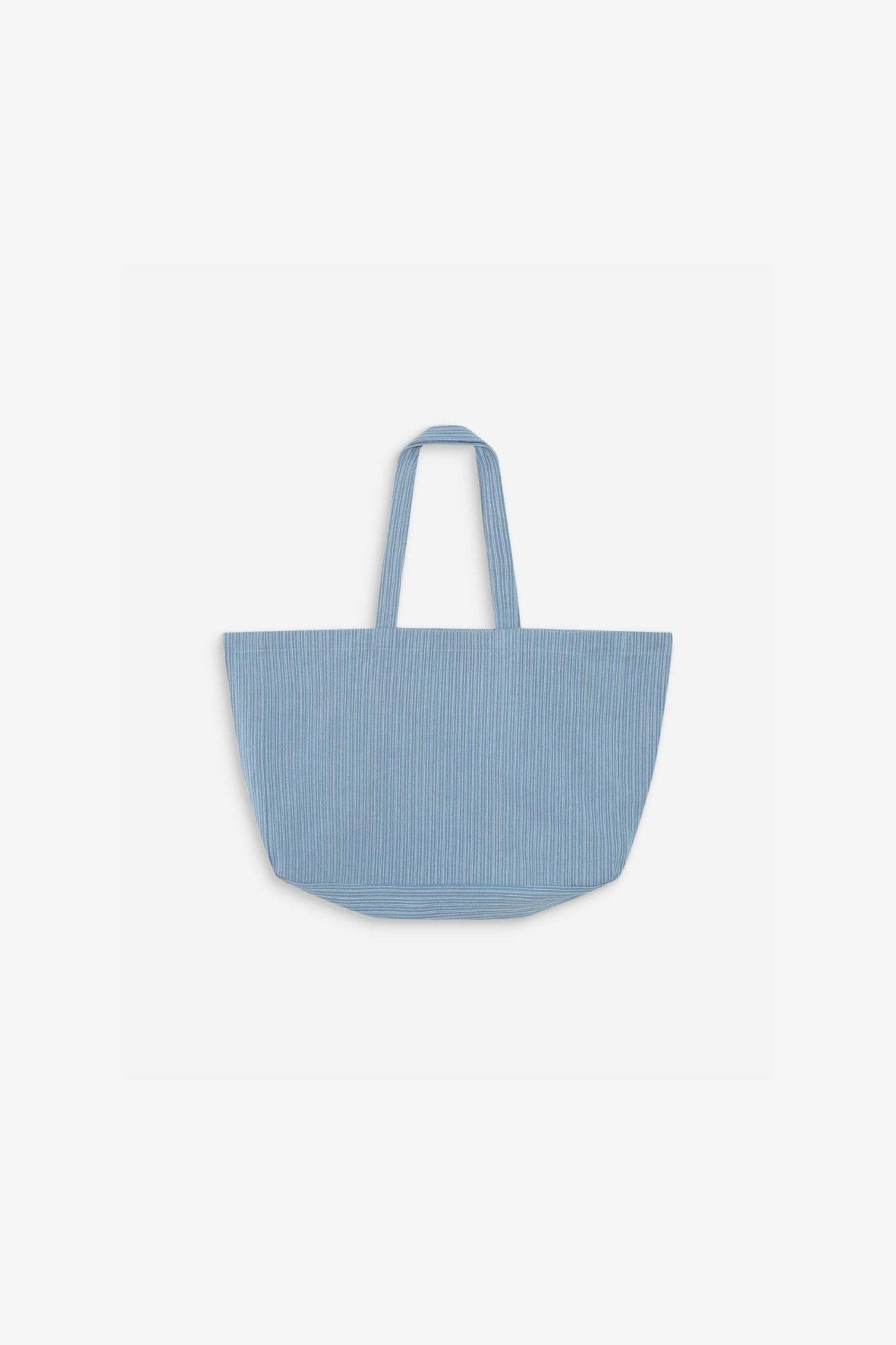 VACATION TOTE BAG - STRIPED BLUE