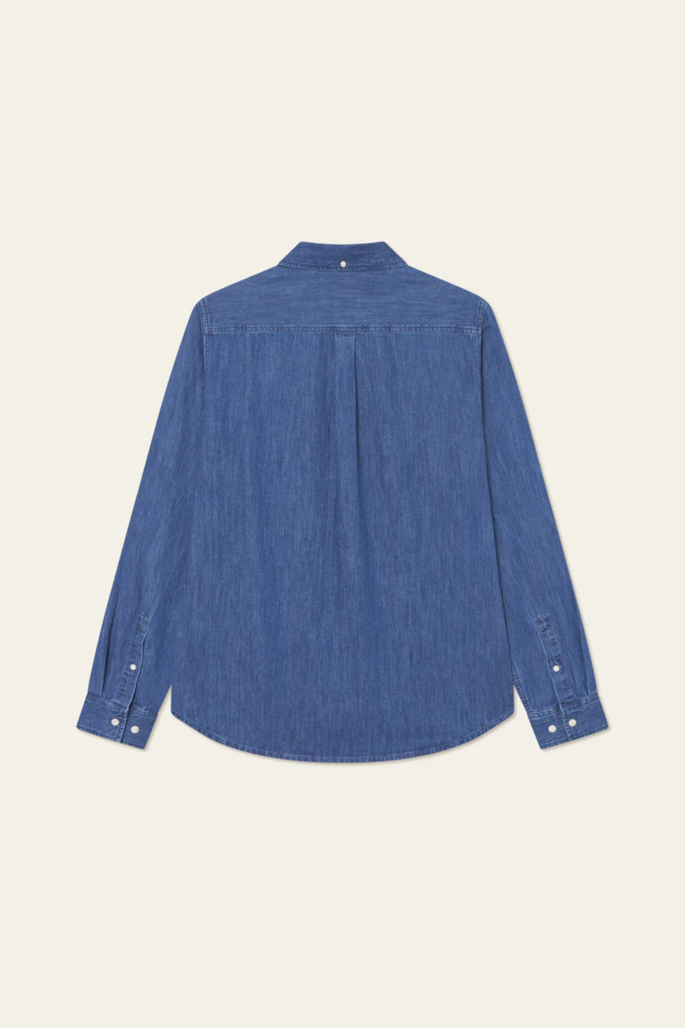 KONRAD DENIM SHIRT - MEDIUM INDIGO WASH