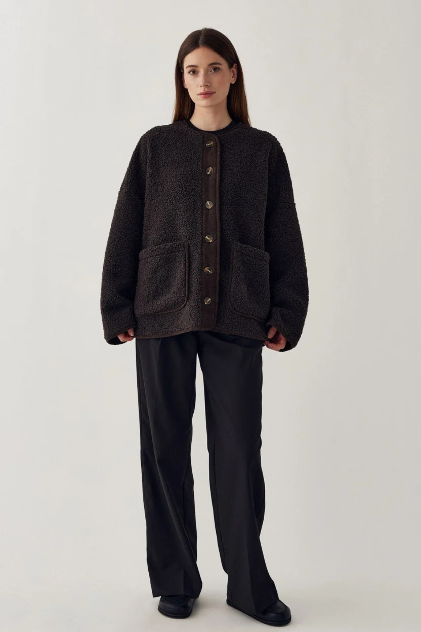 MALAIKA JACKET - DARK WOOD