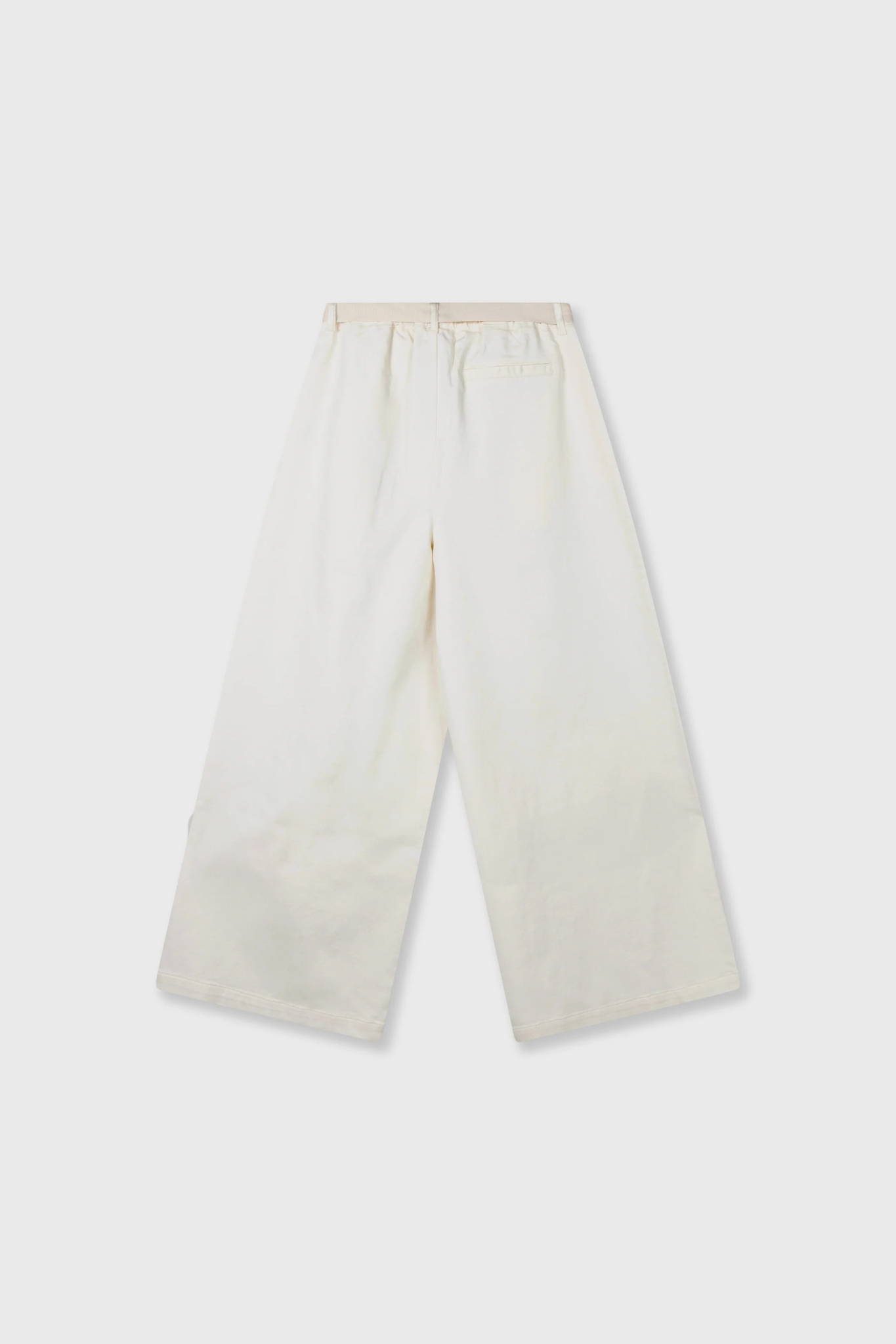 WIDE PANTS JOG TWILL - PEARL