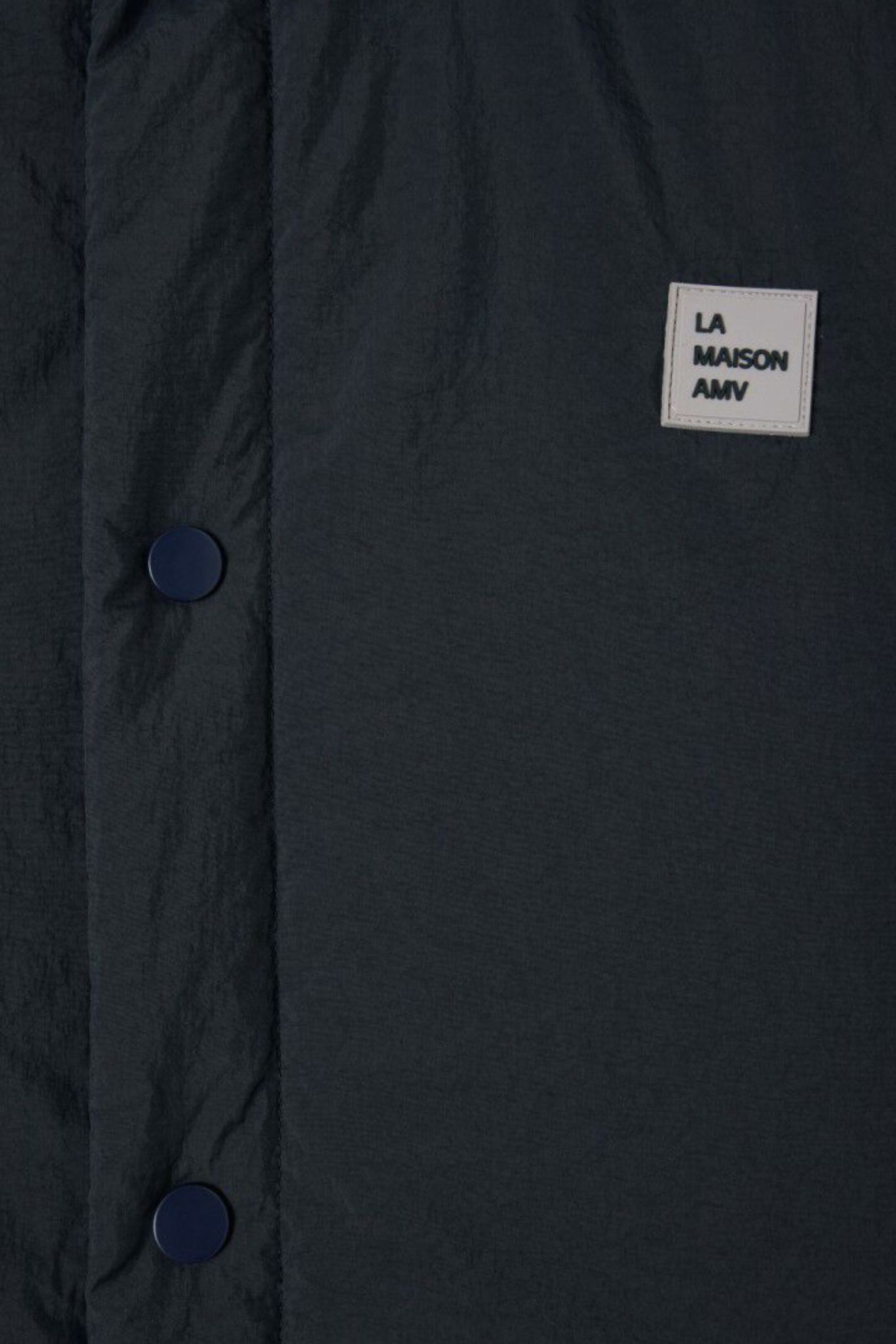 American Vintage zotcity jacket in black. Close front view