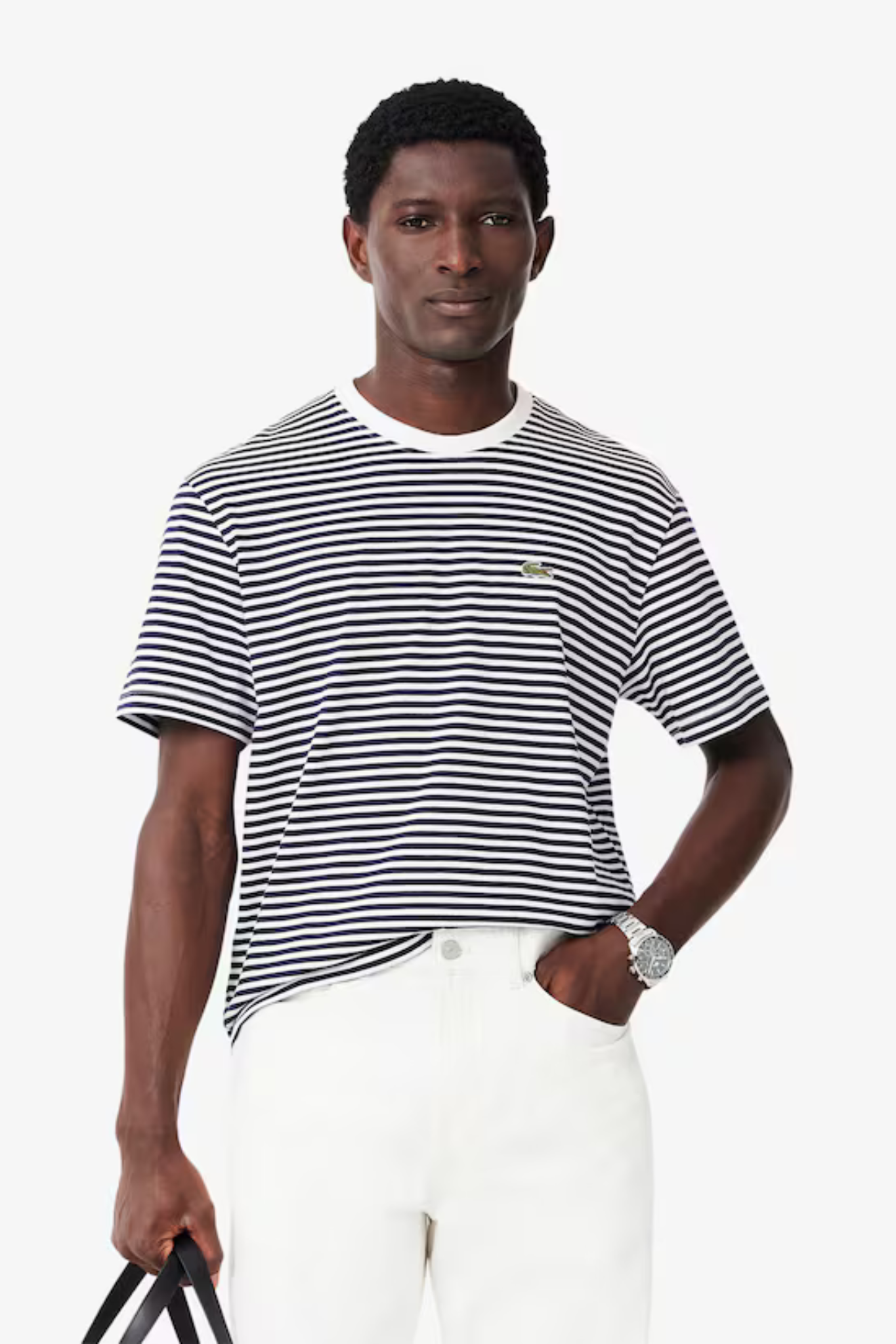 TH9749 TEE-SHIRT - WHITE/NAVY