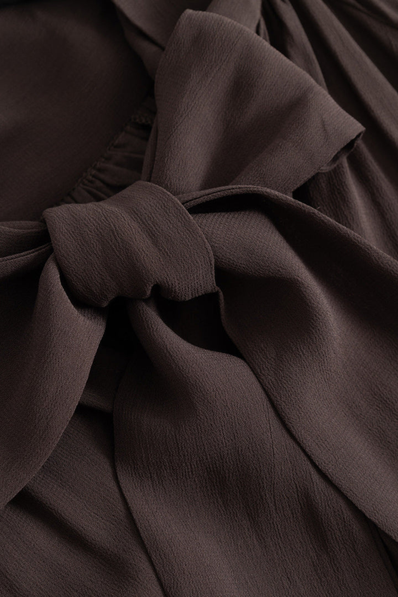 LORENIA DRESS - CHOCOLATE