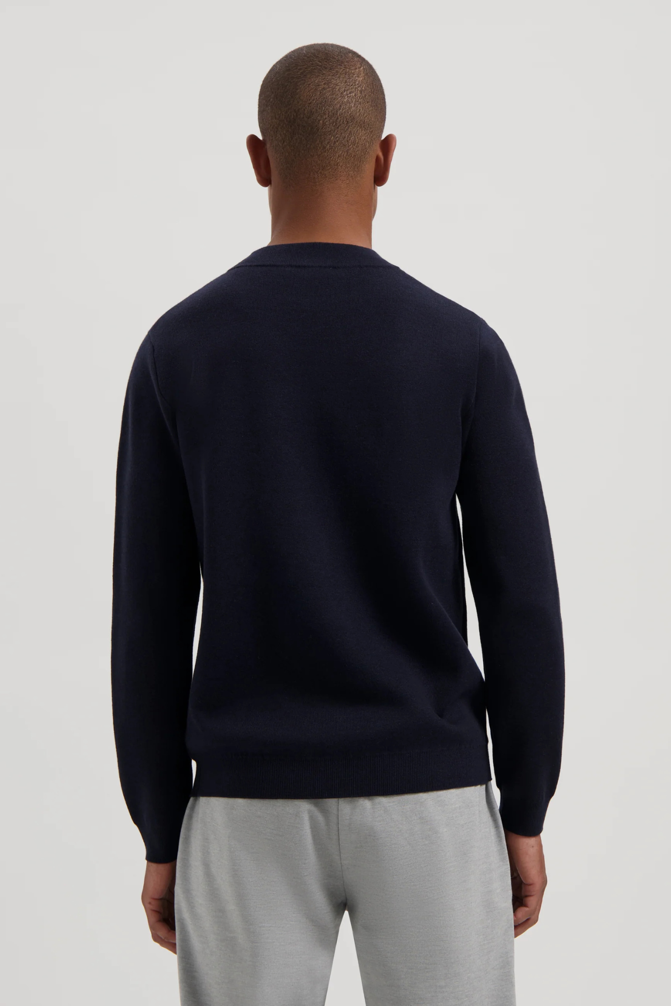 ARCHER MOCKNECK KNIT - DK NAVY