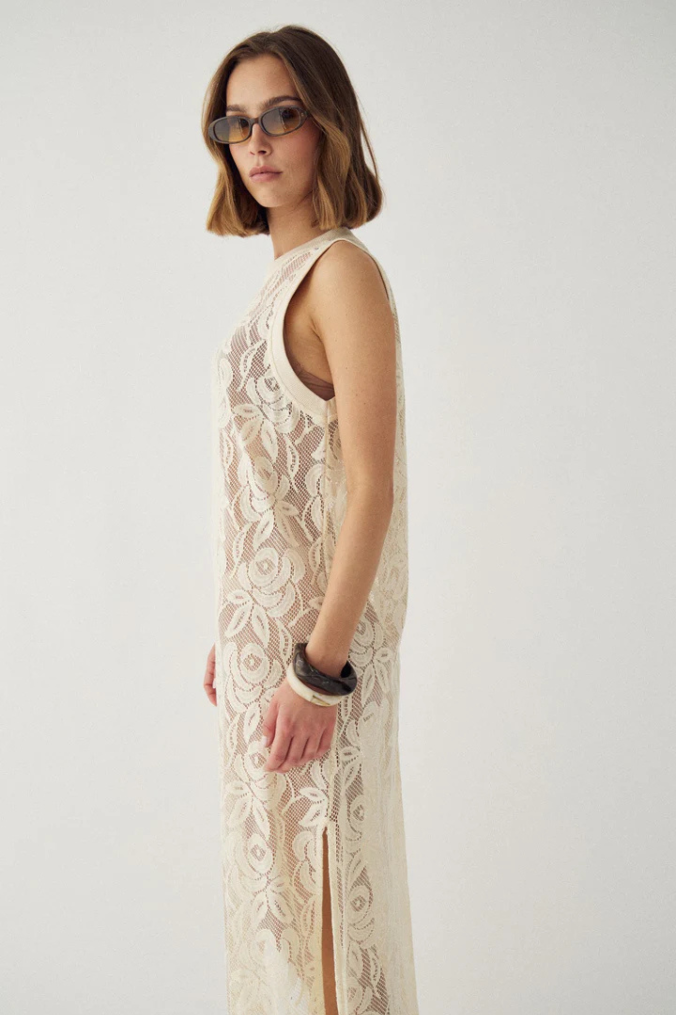 MEIRA DRESS - OFF WHITE