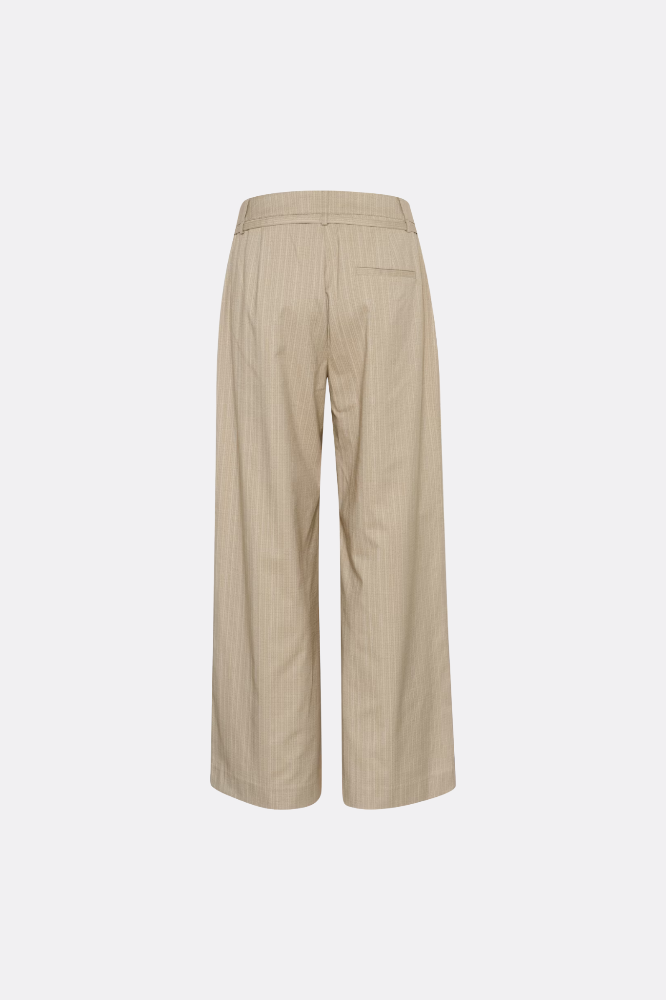 TIFF HW WIDE PANTS - PINSTRIPE DUST GREE