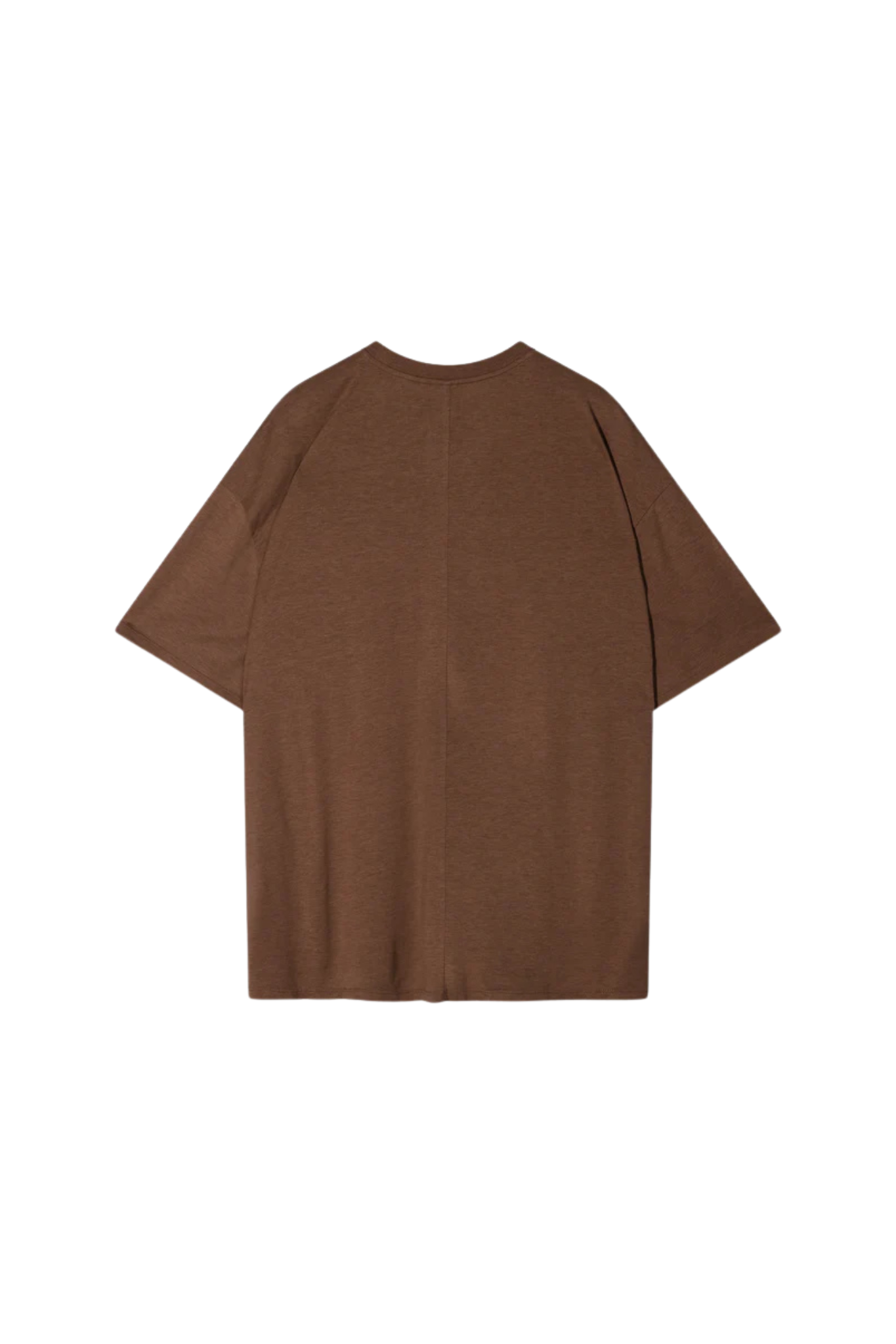 OVERSIZED JERSEY T-SHIRT - TRUFFLE
