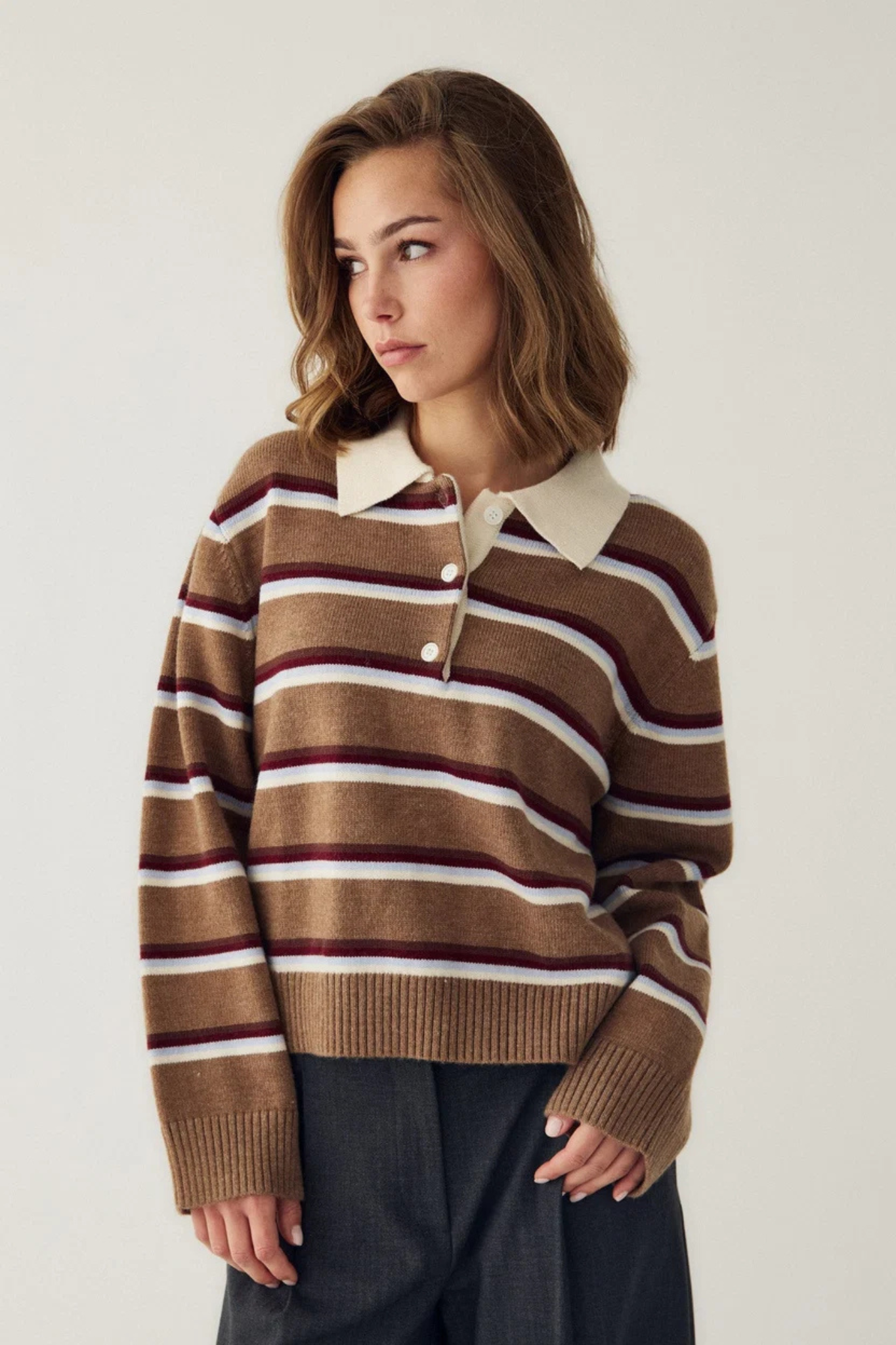MERRYLL KNIT - DELISSA MULTI STRIPE