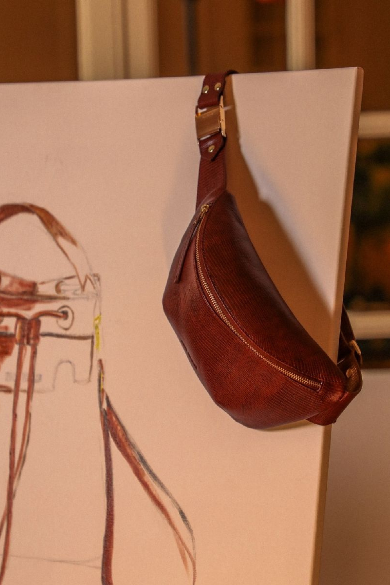 LABANANE 1960 BAG - GARNET