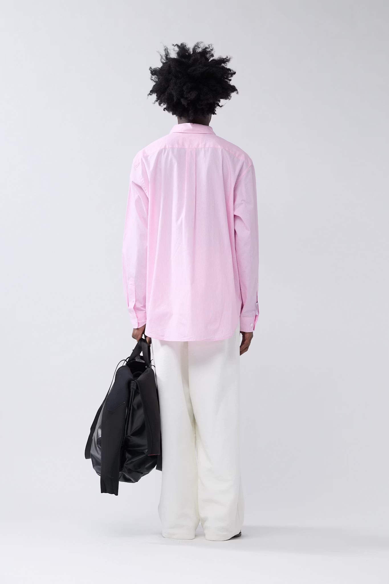 BEACH SHIRT - PINK/WHITE