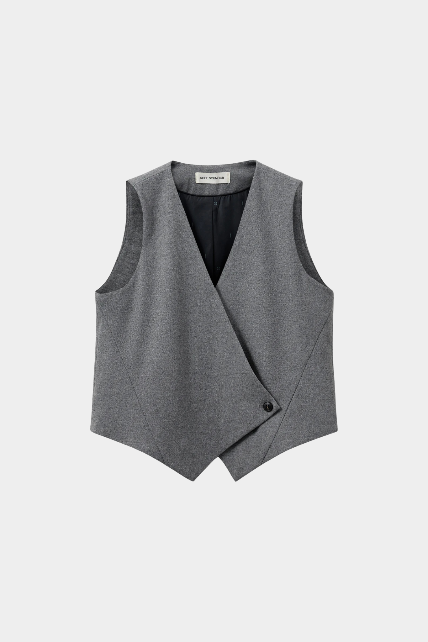 VIRGINIA VEST - GREY MEL