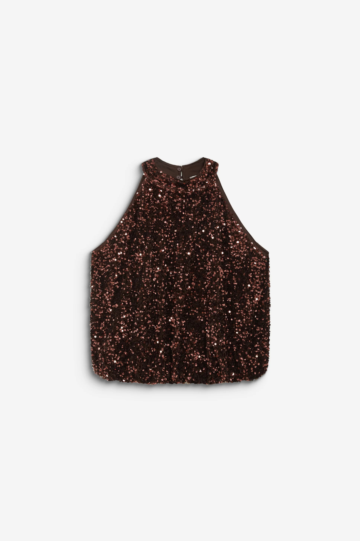 BECKY TOP - CHOCOLAT