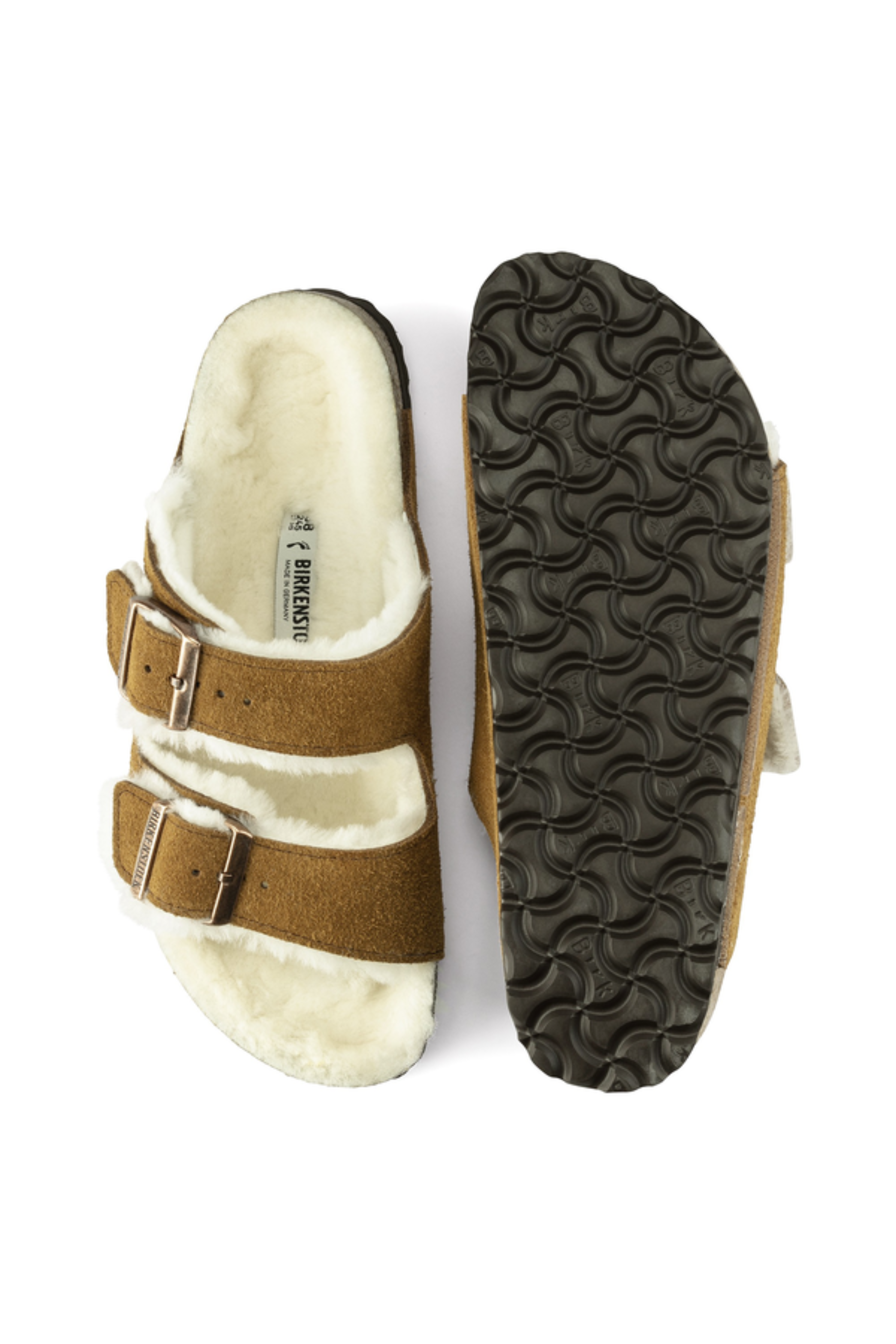 ARIZONA SHEARLING SUEDE LEATHER/FUR - MINK
