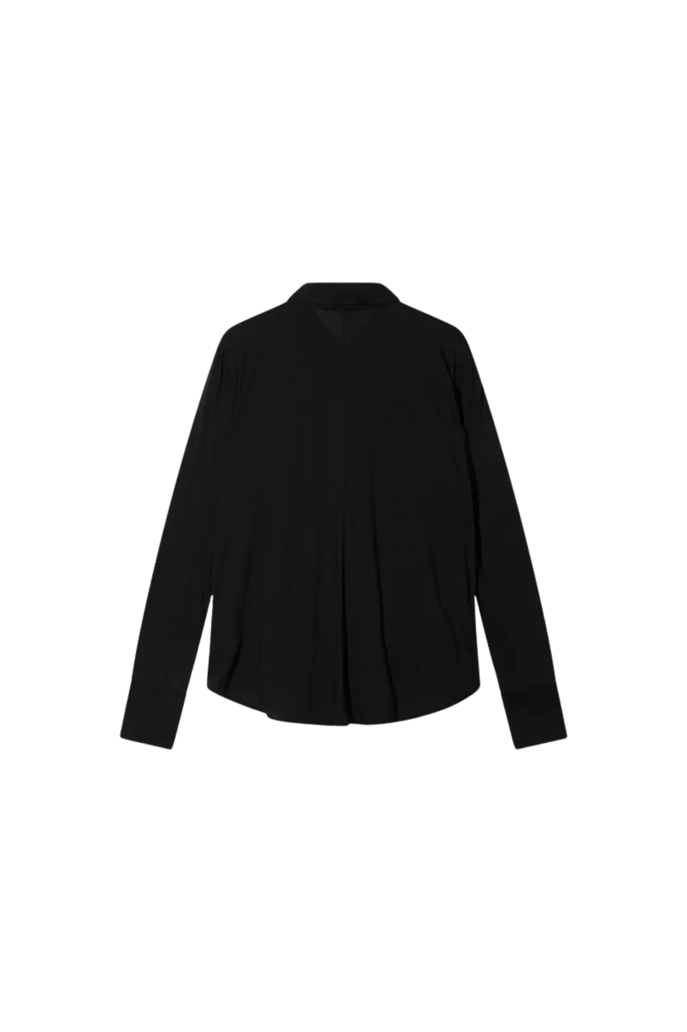 WRAP BLOUSE - BLACK