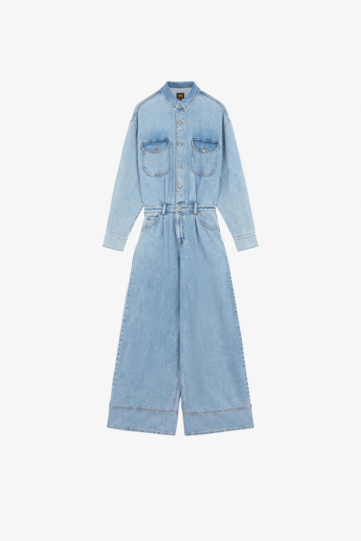 LS JUMPSUIT - DENIM BLUE