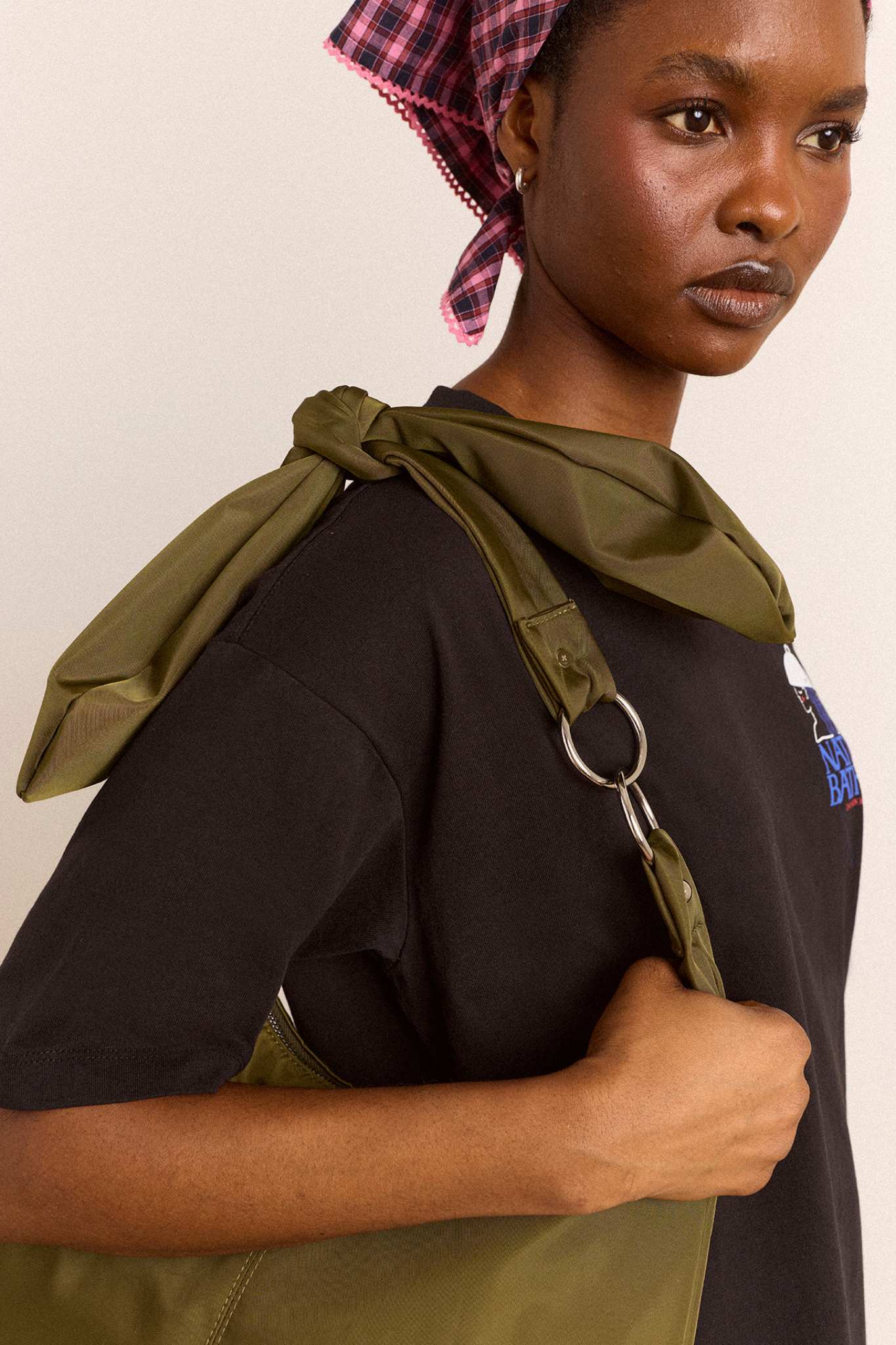 GENE OVERSIZED BAG - OLIVE