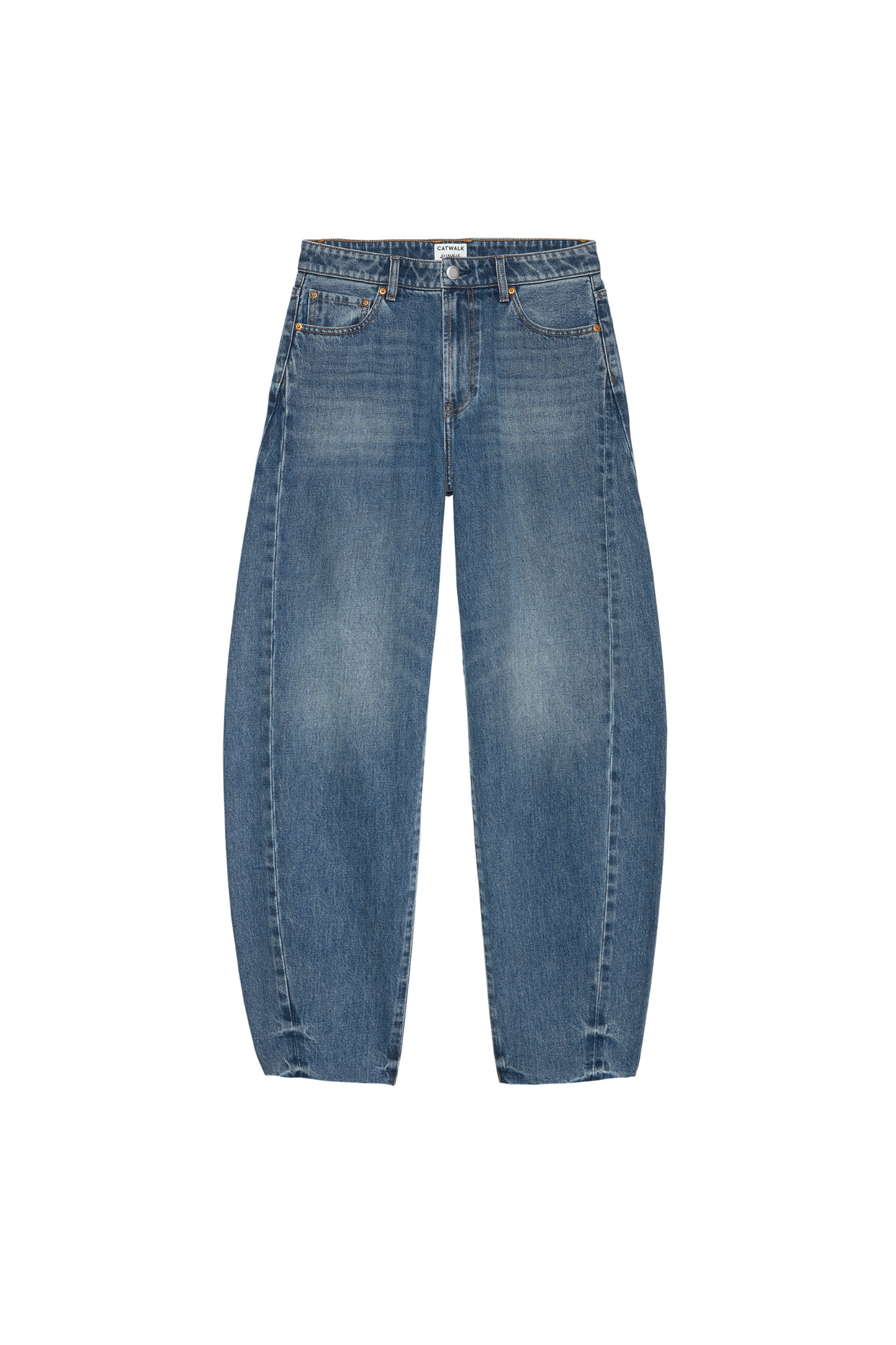 SUPER BARREL FIT JEANS - MEDIUM BLUE
