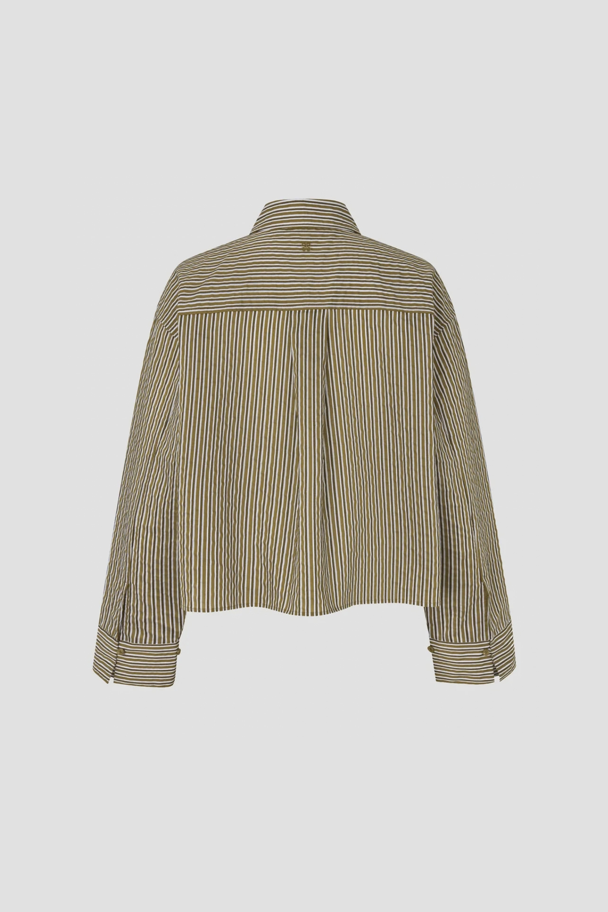VENA CROPPED SHIRT - CAMEL