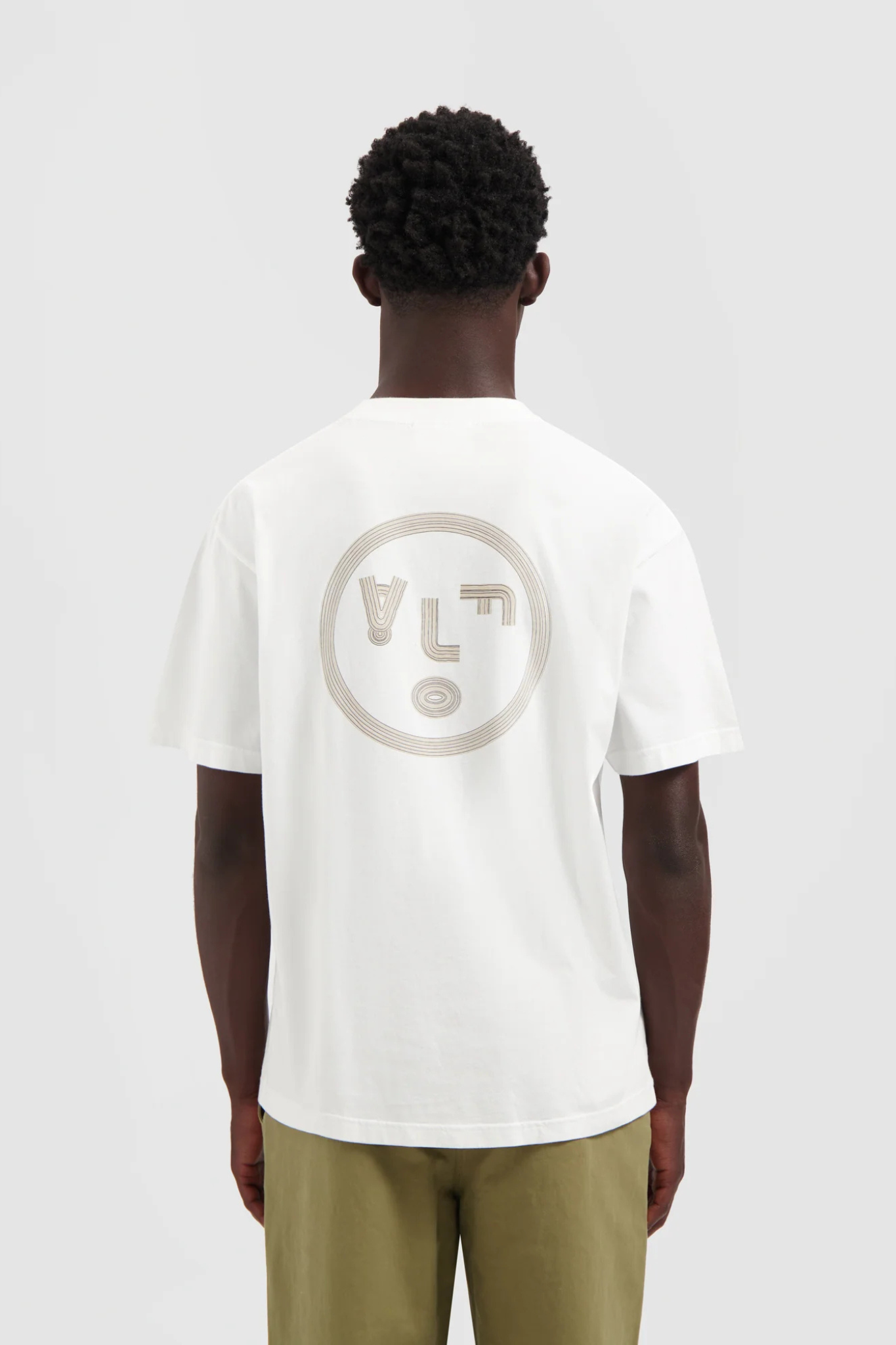 LINED FACE T-SHIRT - OPTICAL WHITE